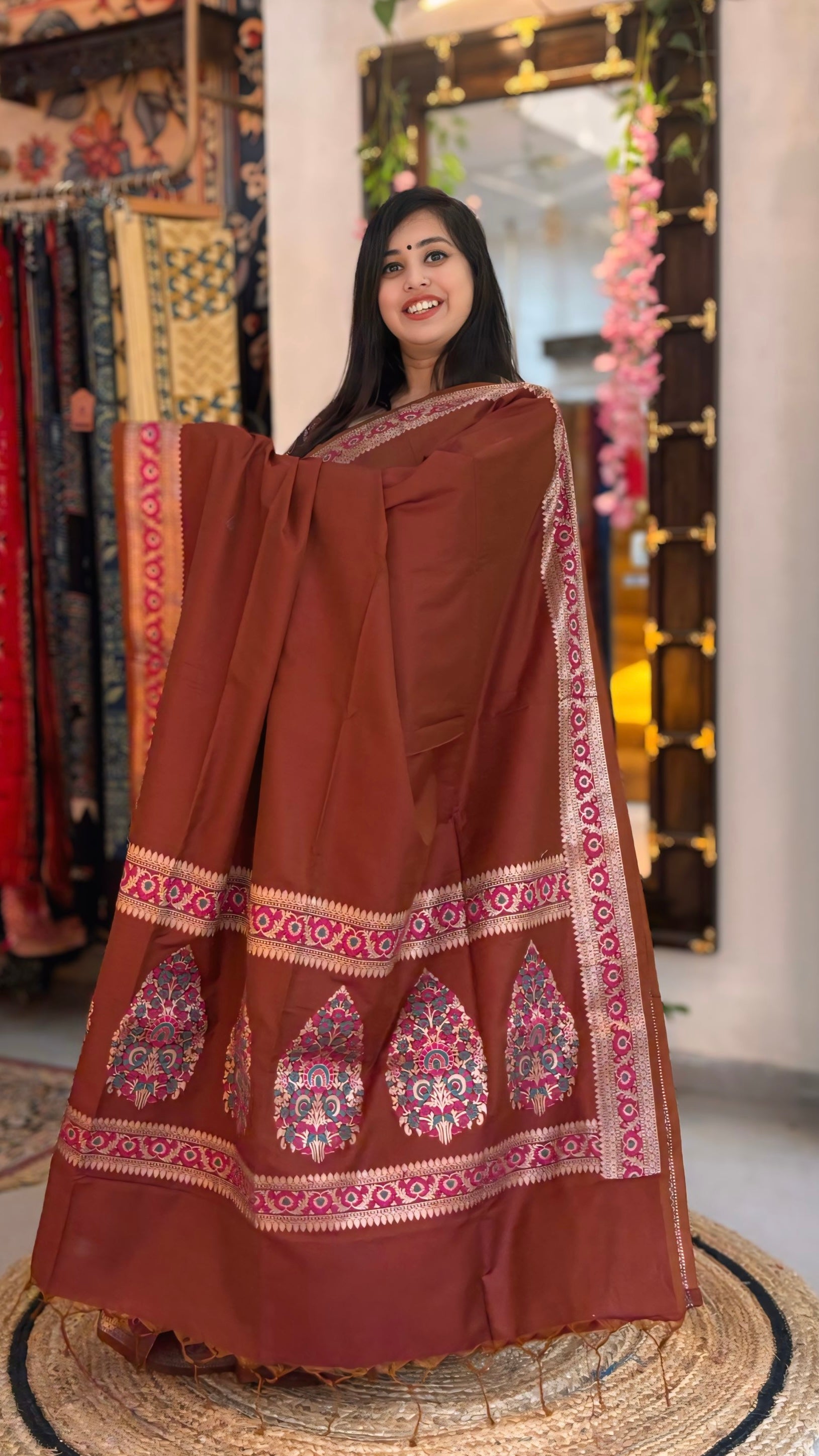 Hemika - Muga Silk Saree