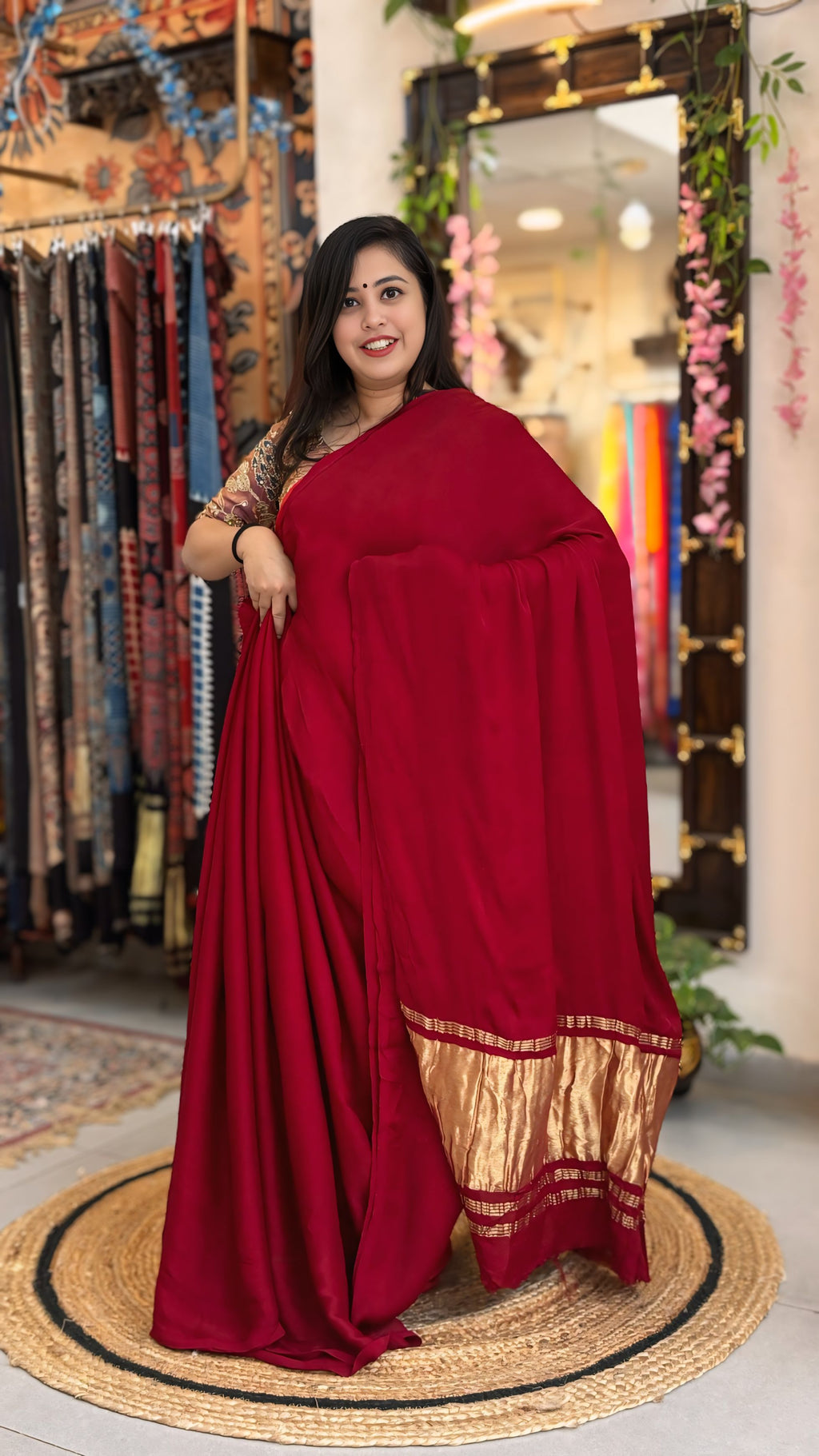 Kavya - Pure Ajrak Modal Silk