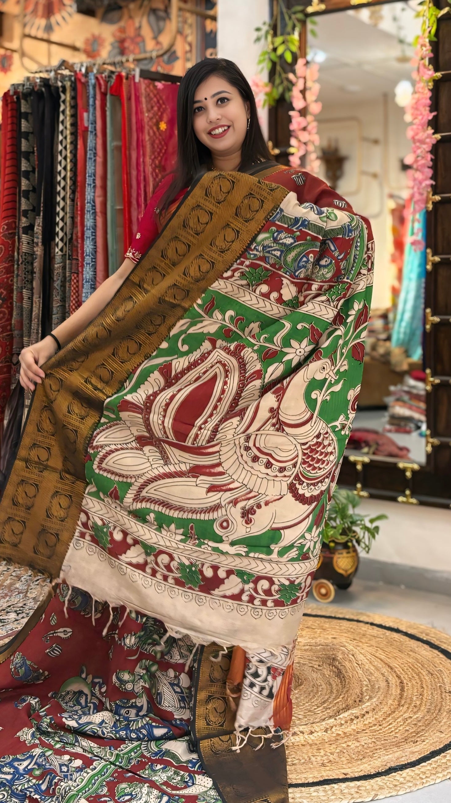 Zari Kalam
 – Kalamkari Saree