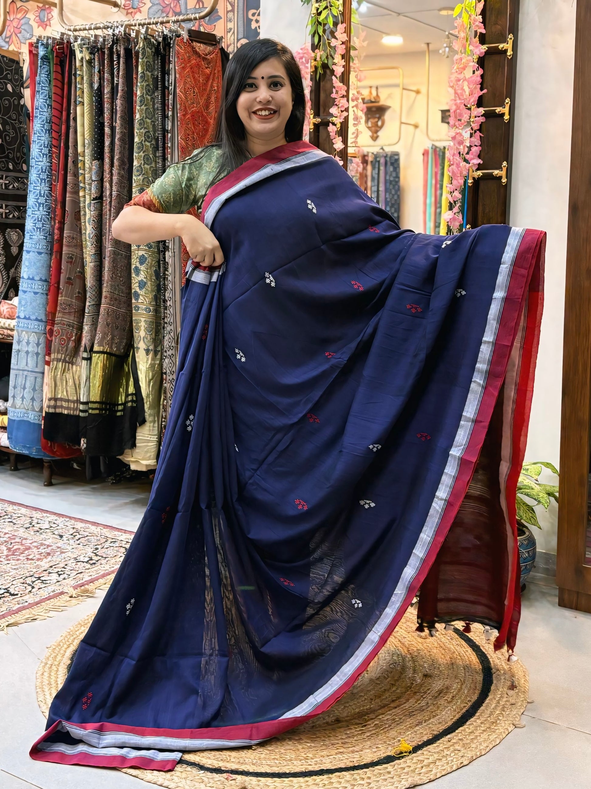 Devyani
- Bhujori Khadi Cotton Saree