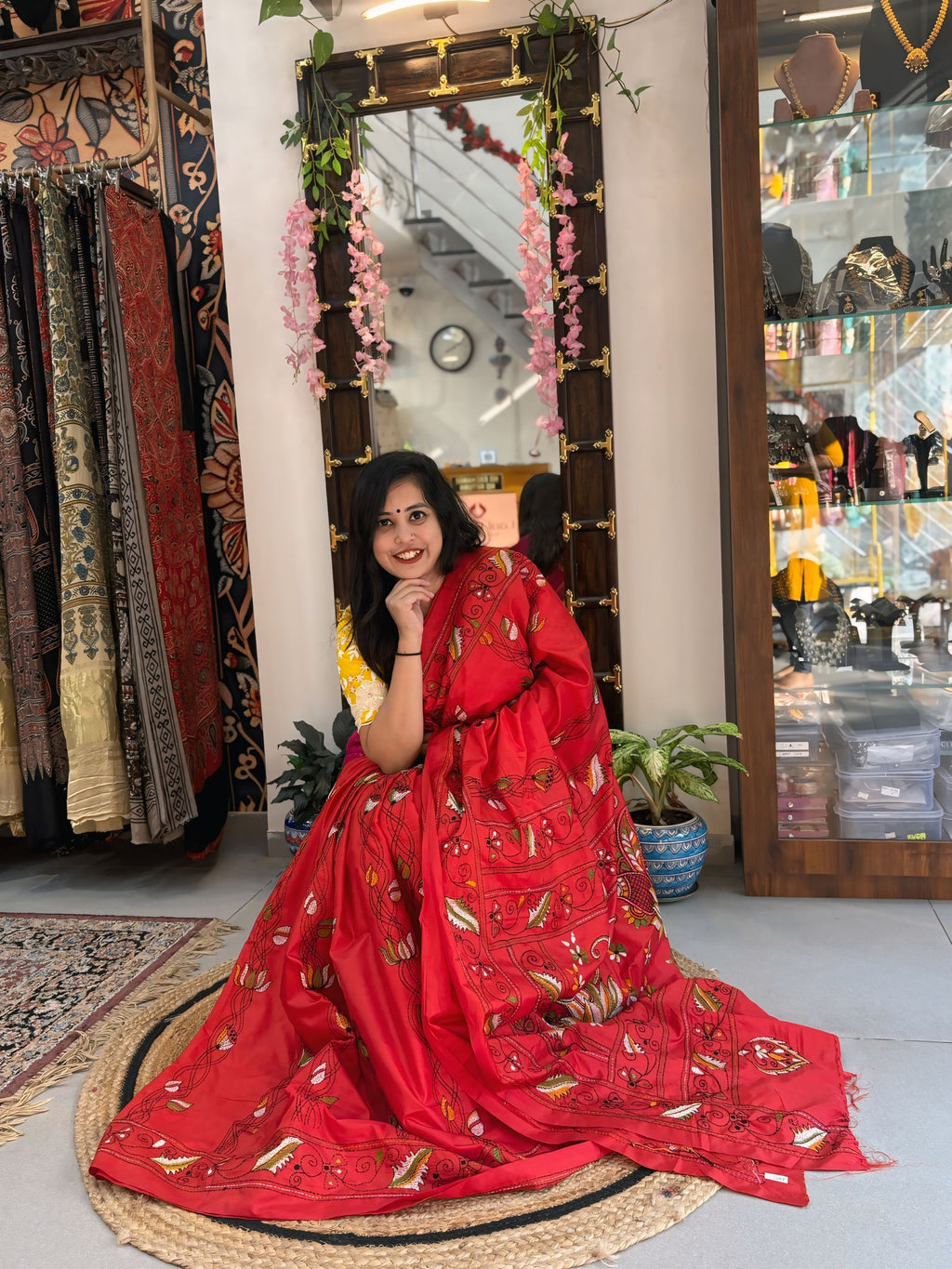 Ratna - Katha Dupian Silk Saree