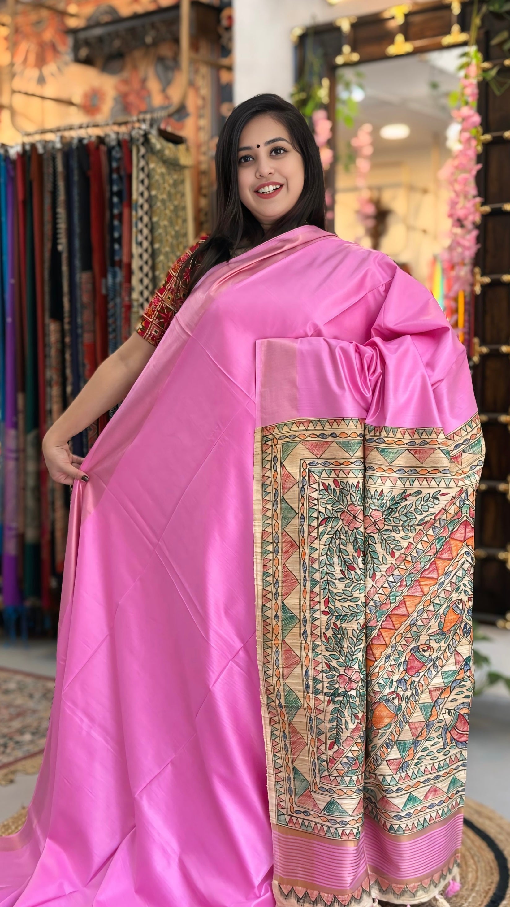 Padma - Madhubani Silk Saree