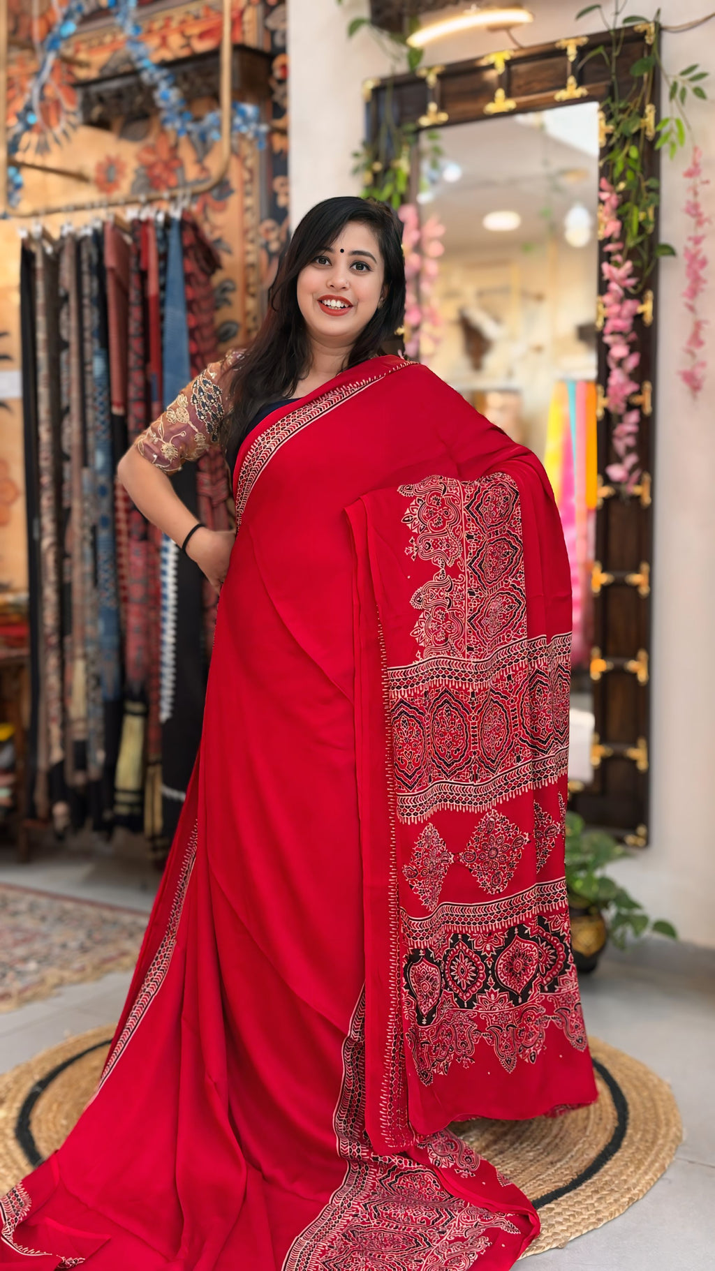 Noor - Pure Ajrak Modal Silk