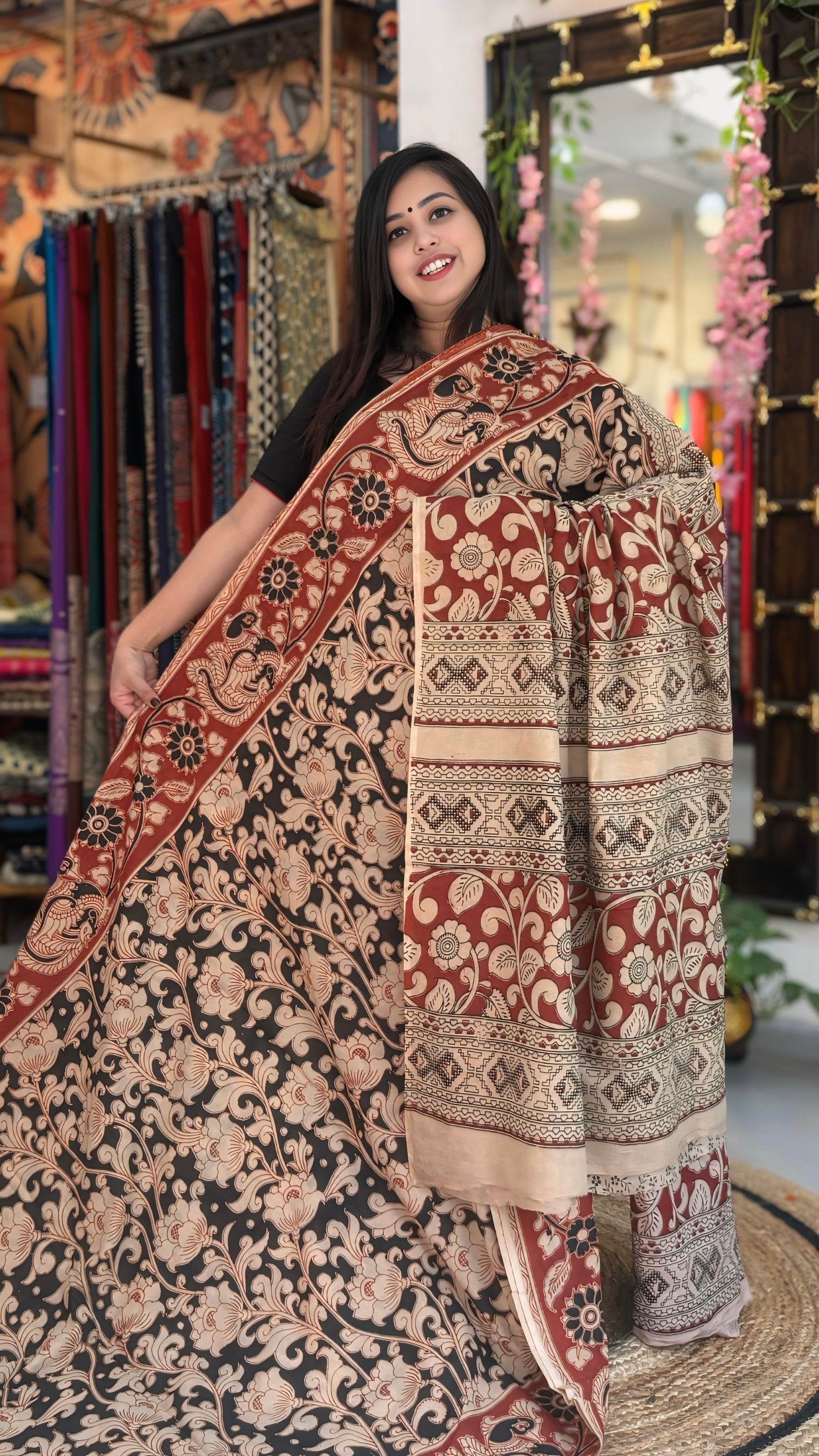 Anjali - Cotton Kalamkari