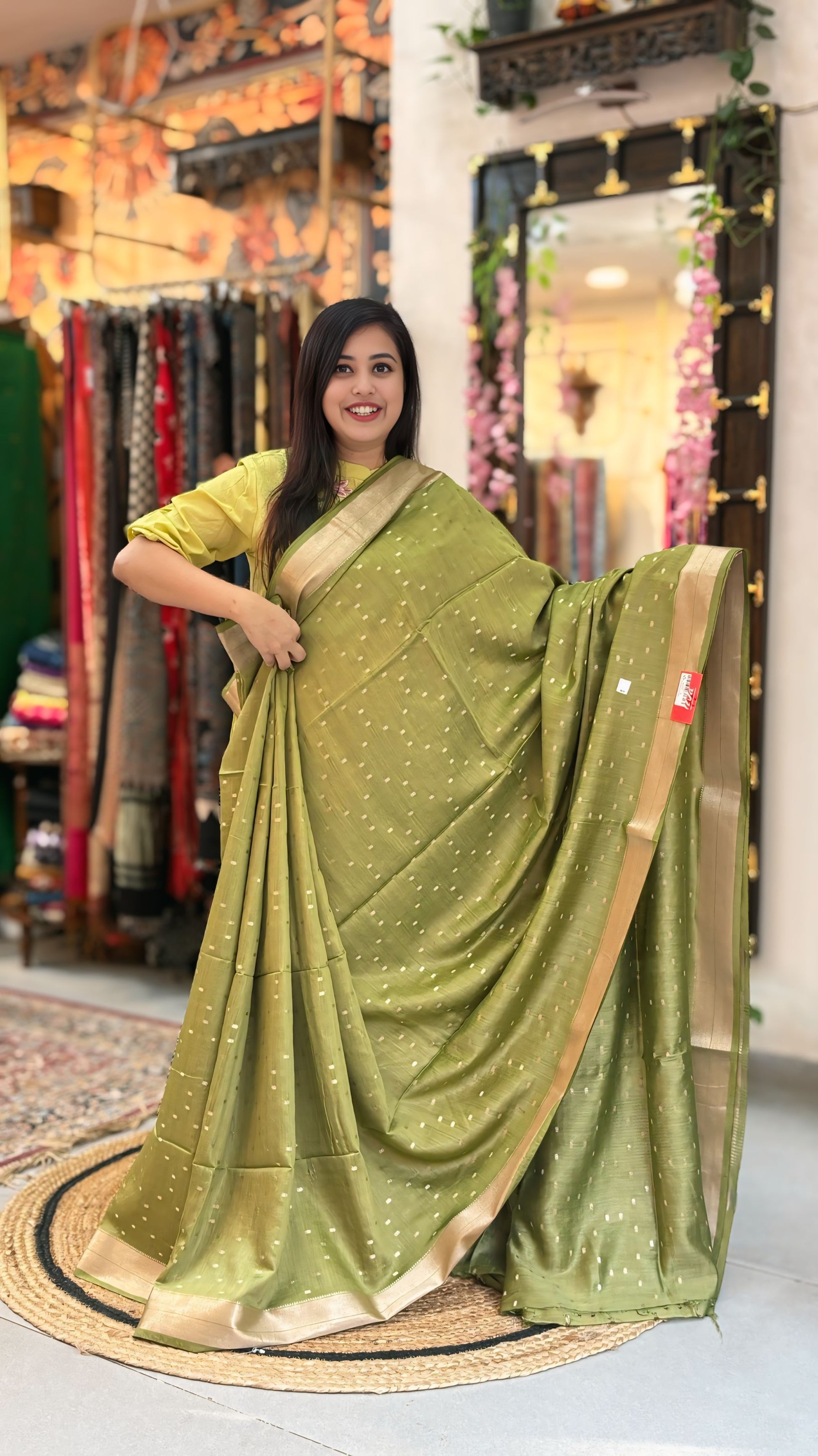 Padmavati - Maheshwari Banarasi Saree