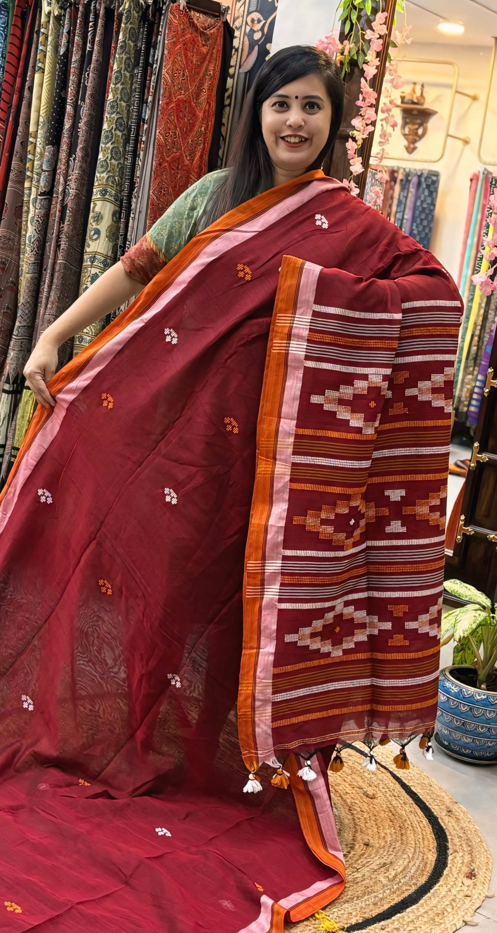 Vedika
- Bhujori Khadi Cotton Saree