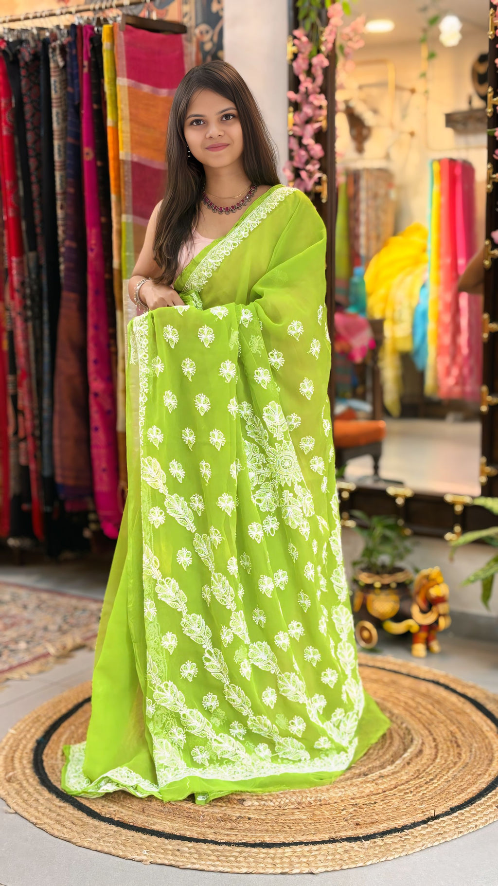 Aafreen - Chikankari Saree