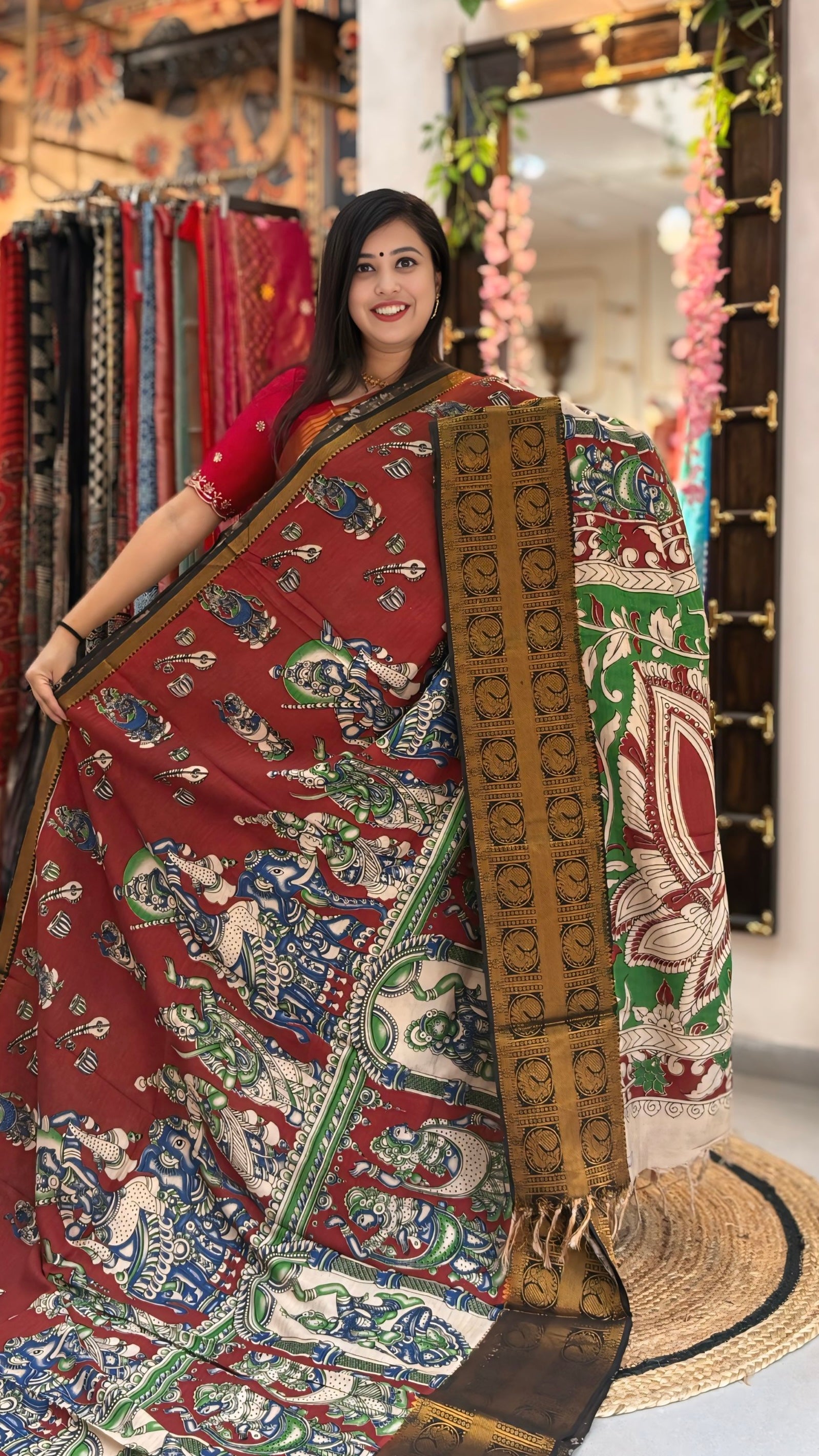 Zari Kalam
 – Kalamkari Saree