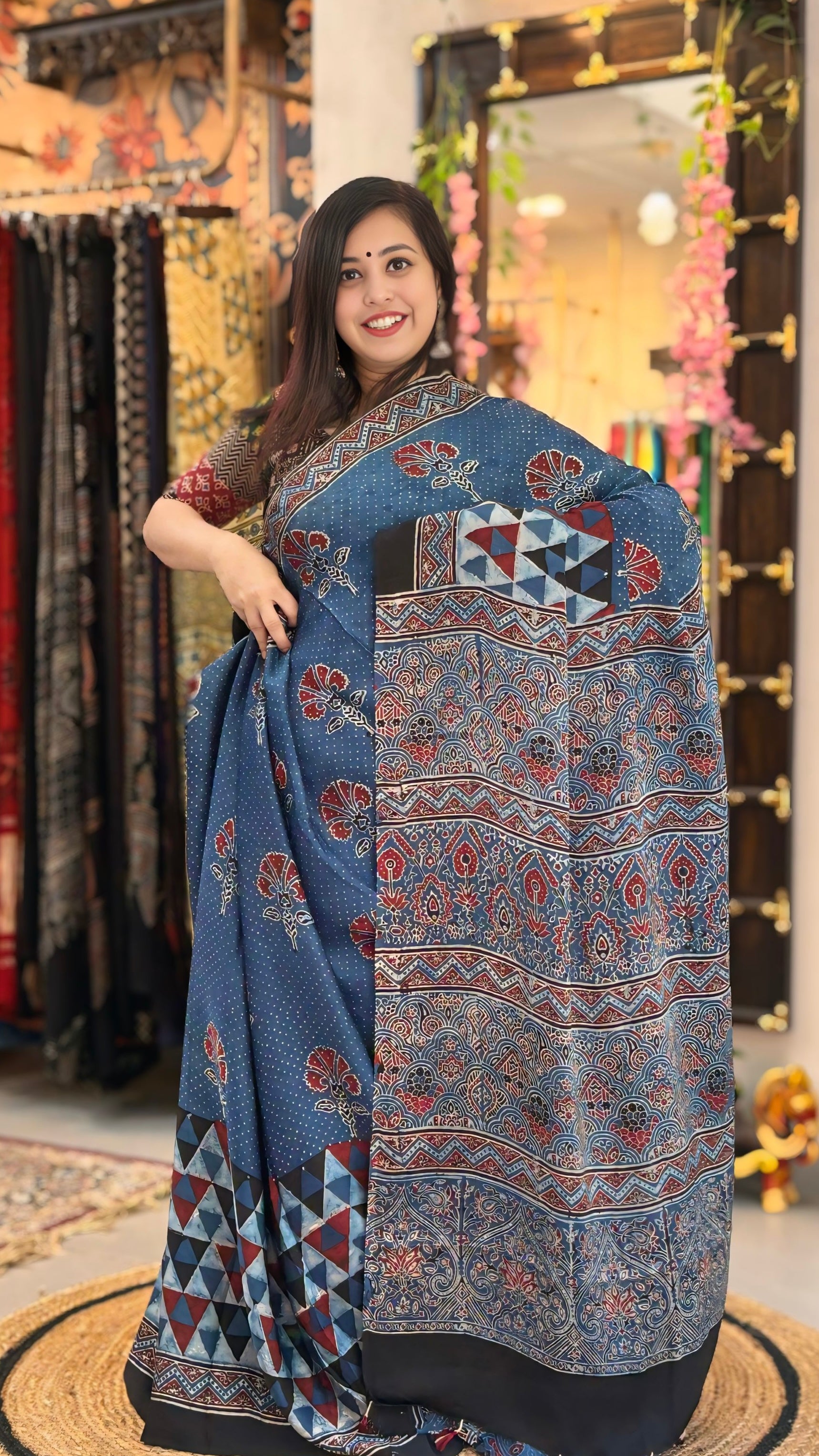 Kaushiki - Pure Ajrak Modal Silk
