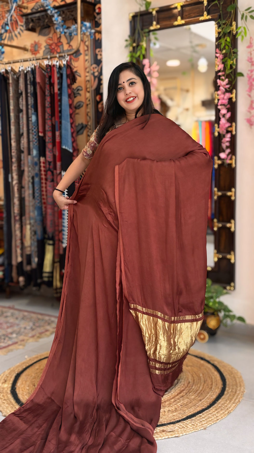 Dhara - Pure Ajrak Modal Silk