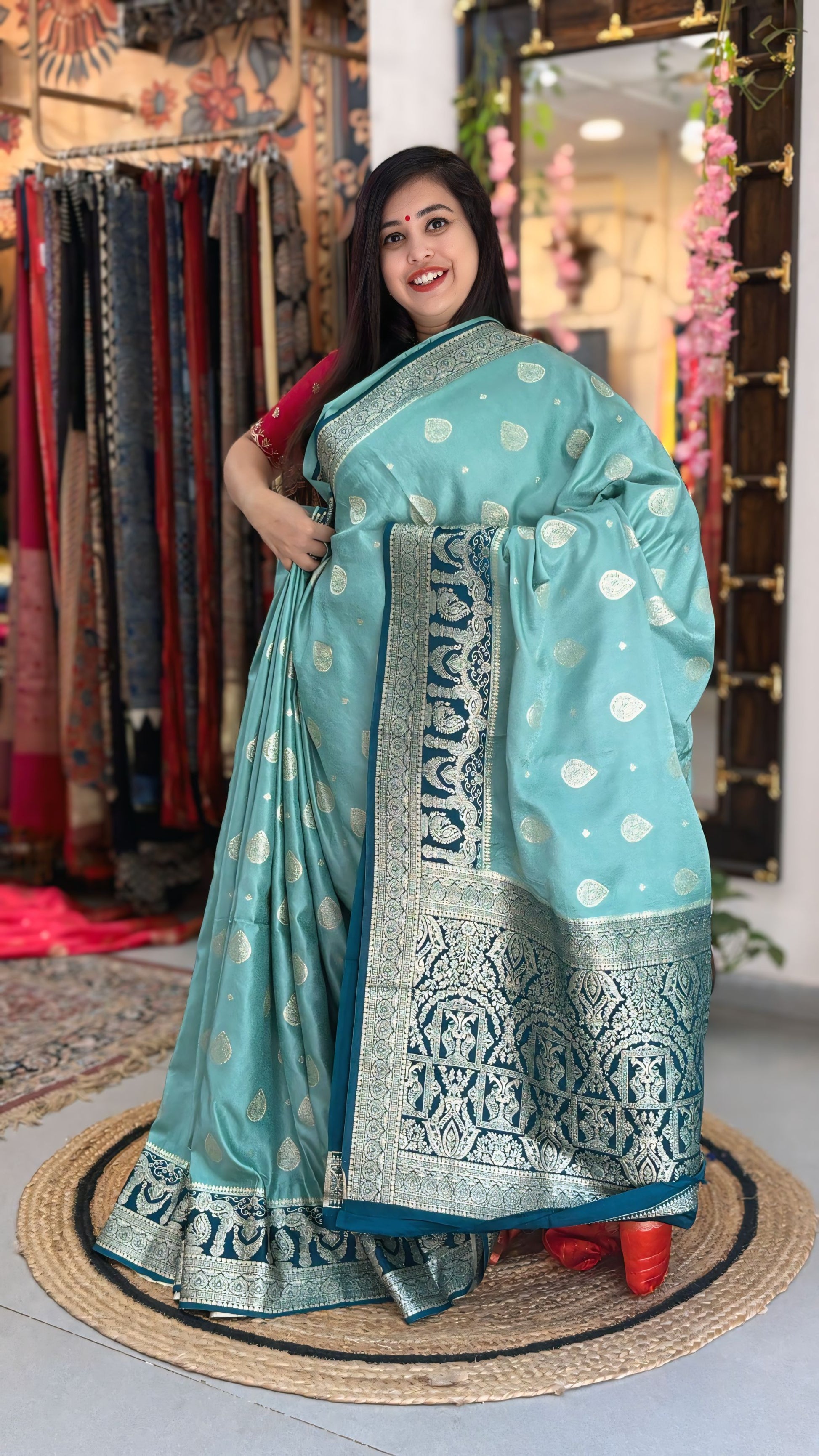 Mayuri - Mashru Banarasi