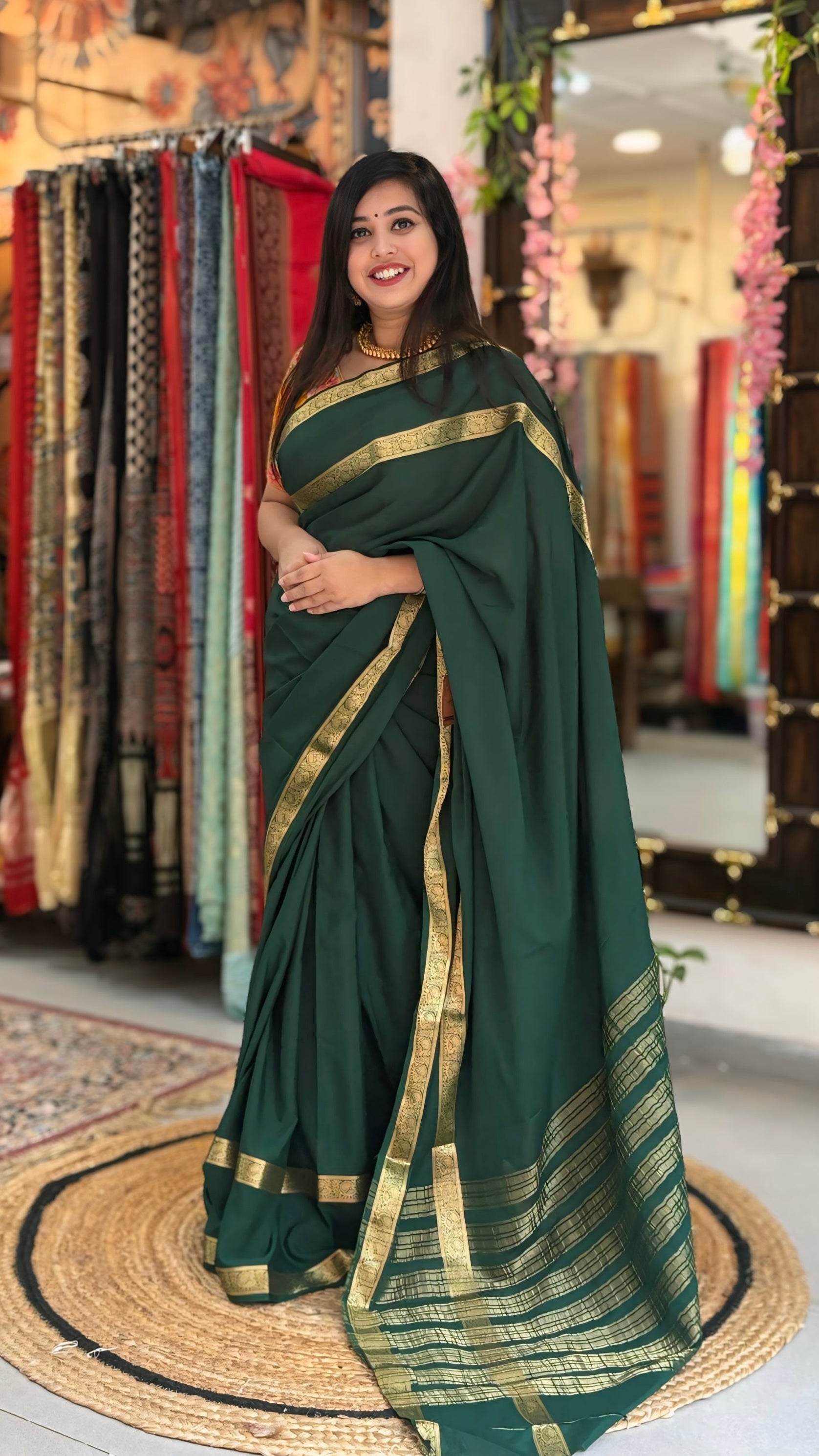 Srikanya
 – Crepe Silk Saree