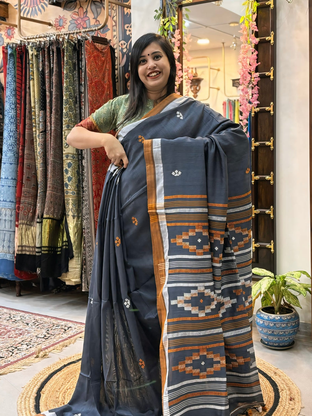 Amodini
- Bhujori Khadi Cotton Saree