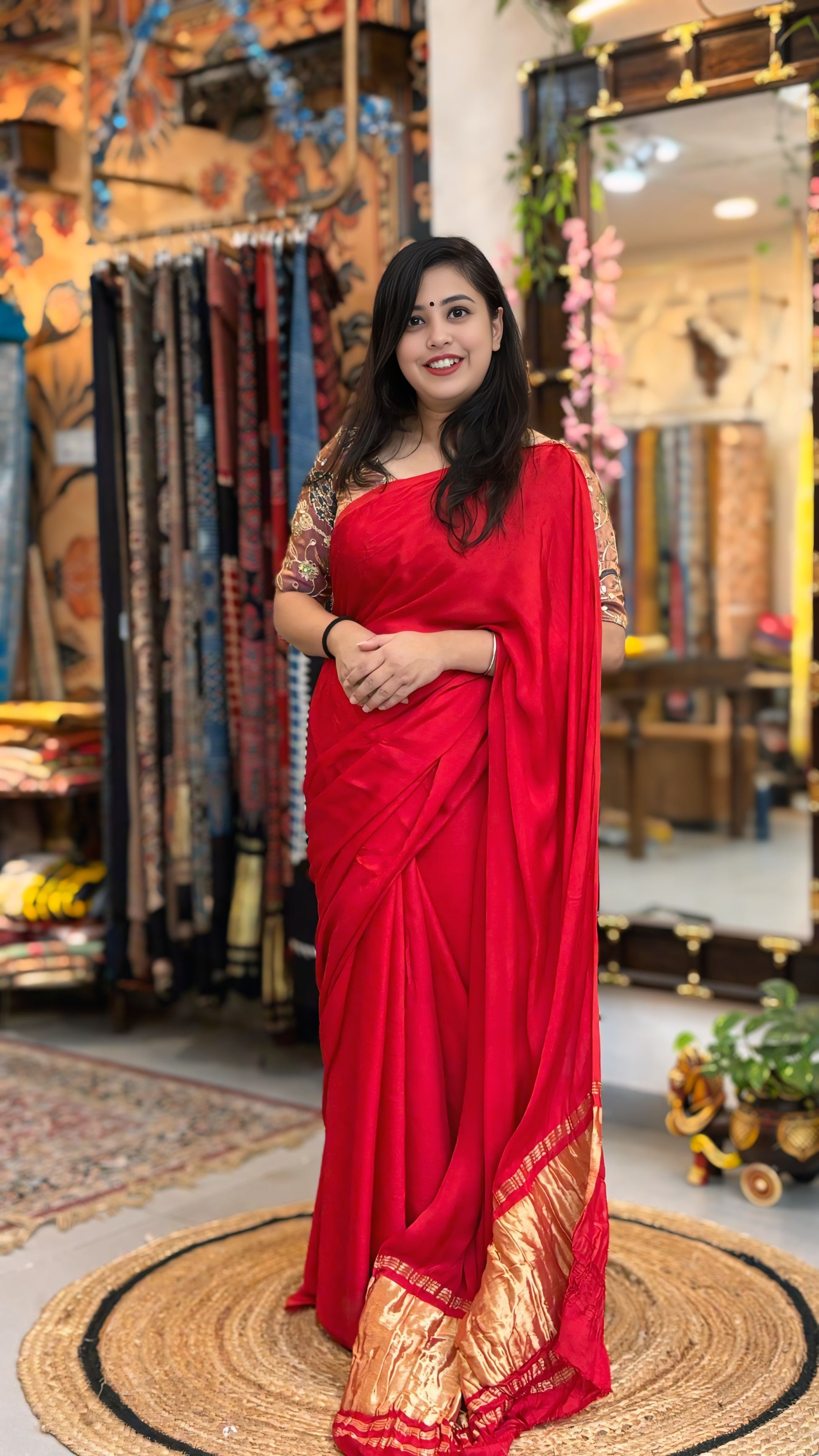 Ziya - Pure Ajrak Modal Silk