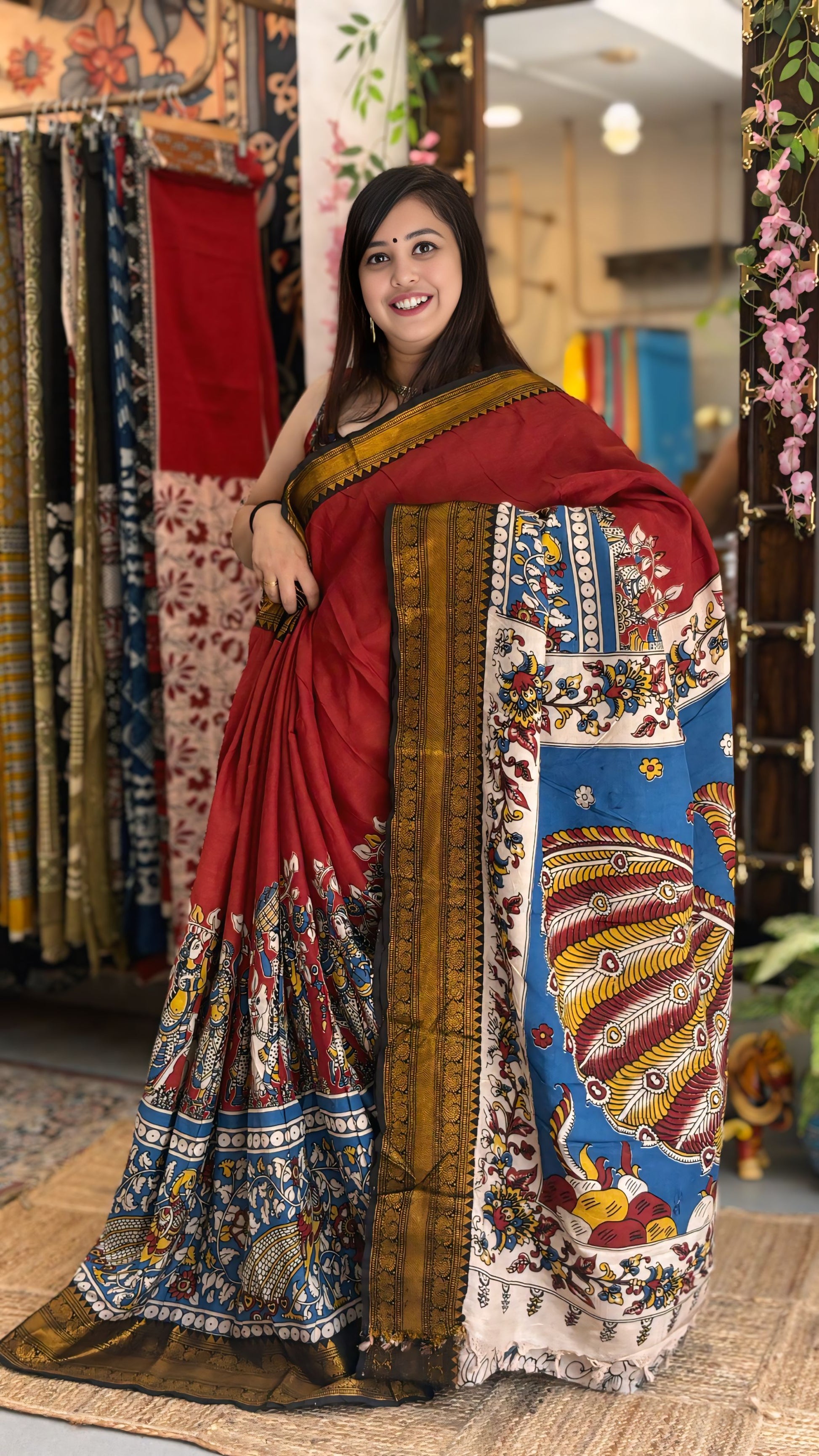Kavya
 - Kalamkari Nizam Heavy Border