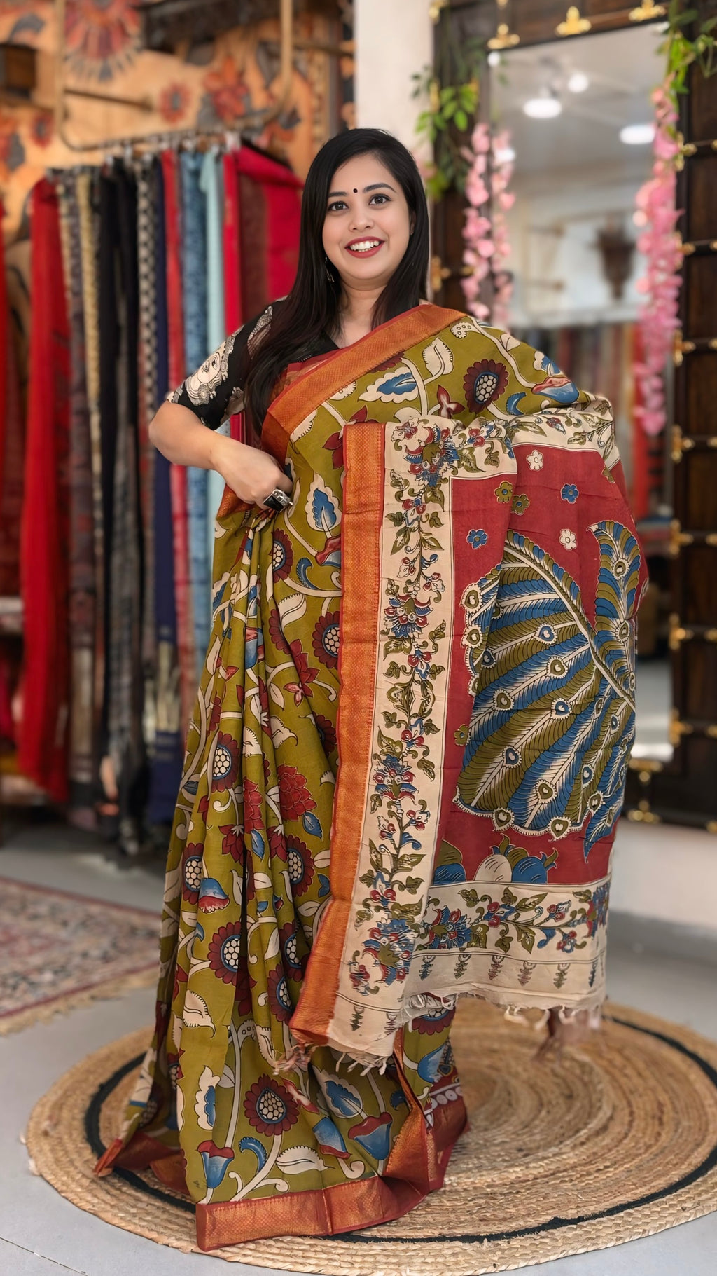 Saanvi
- Kalamkari Nizam Border