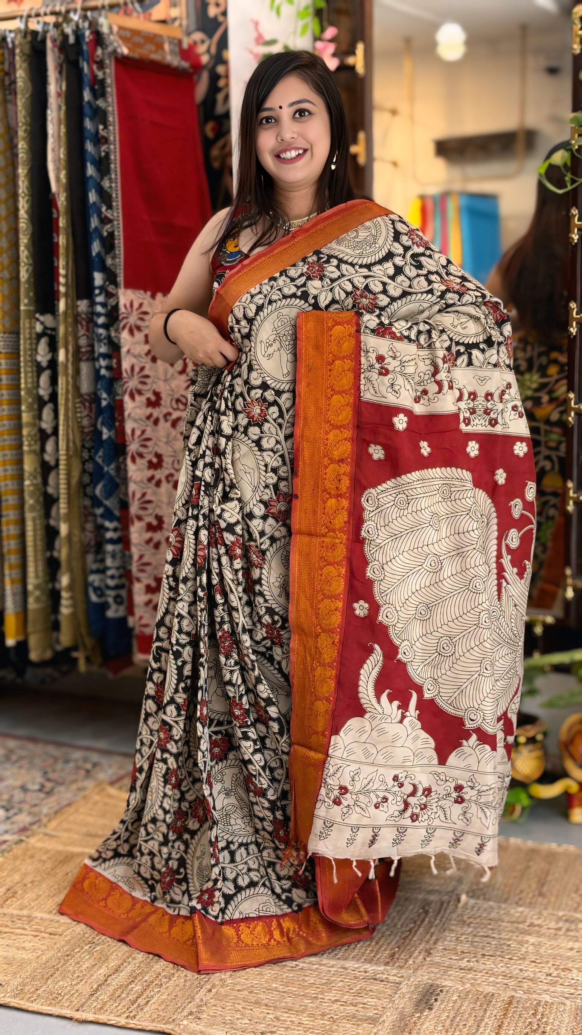 Vritti - Kalamkari Nizam Border