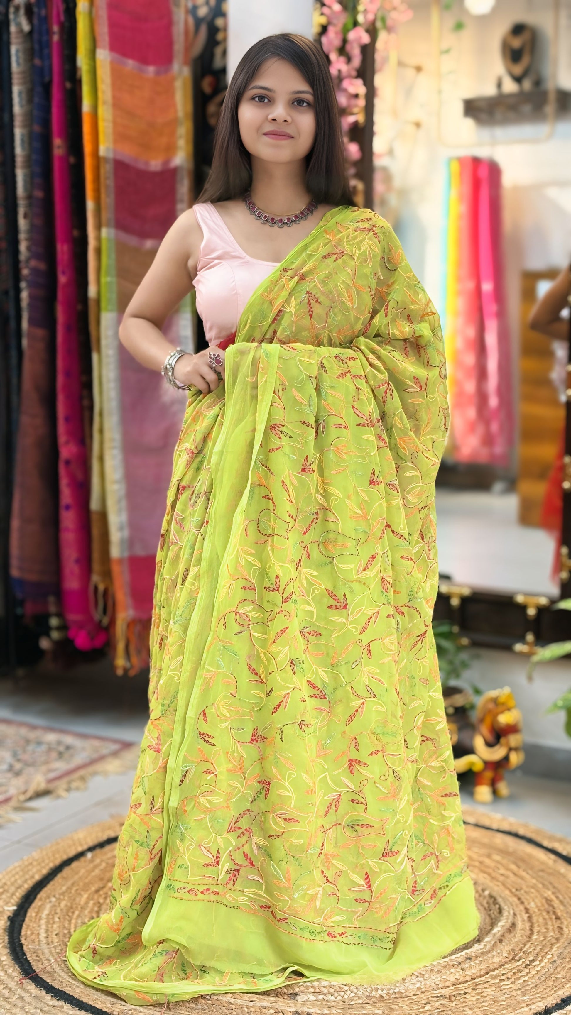 Inaya - Chikankari Saree