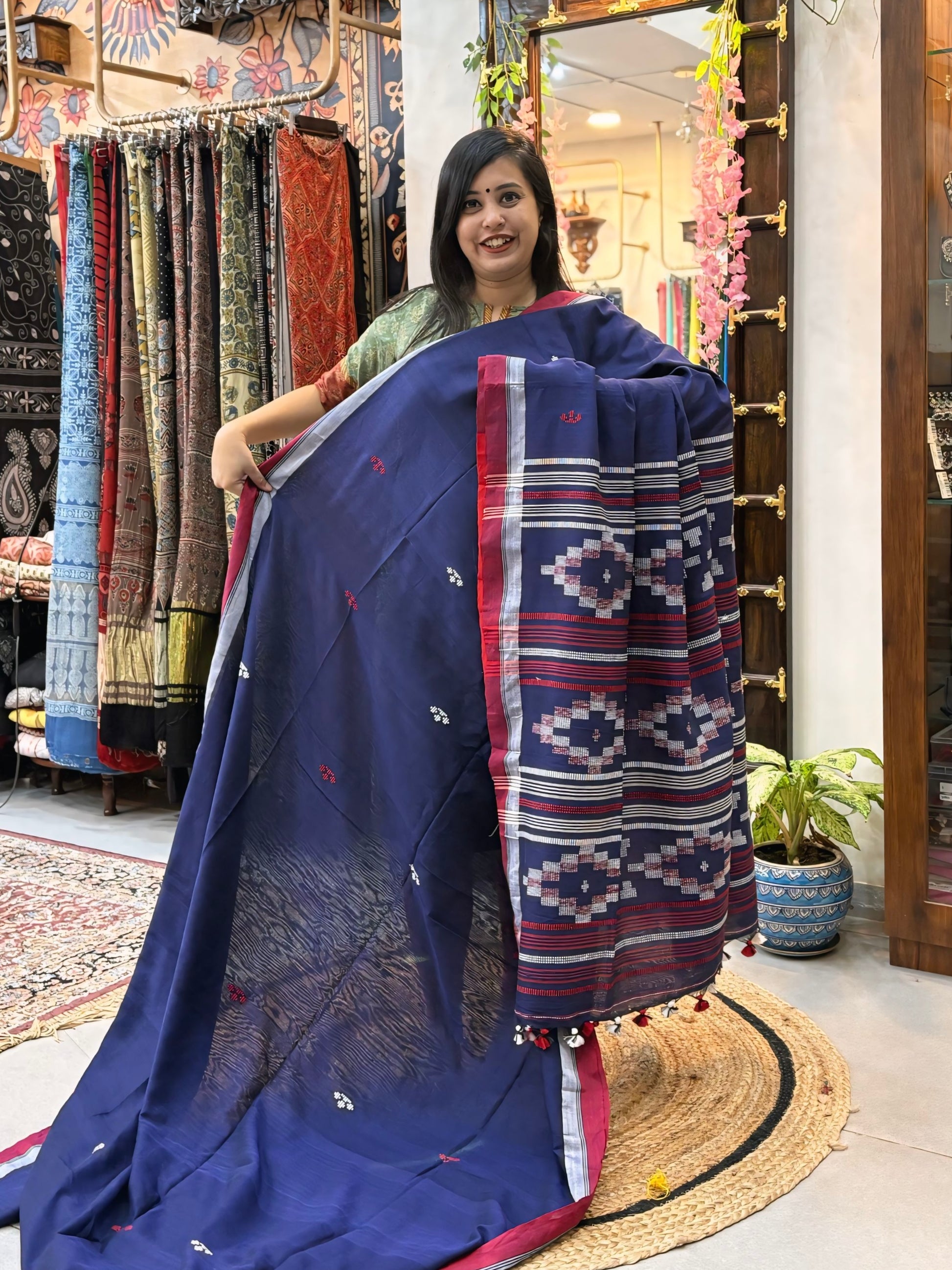 Devyani
- Bhujori Khadi Cotton Saree