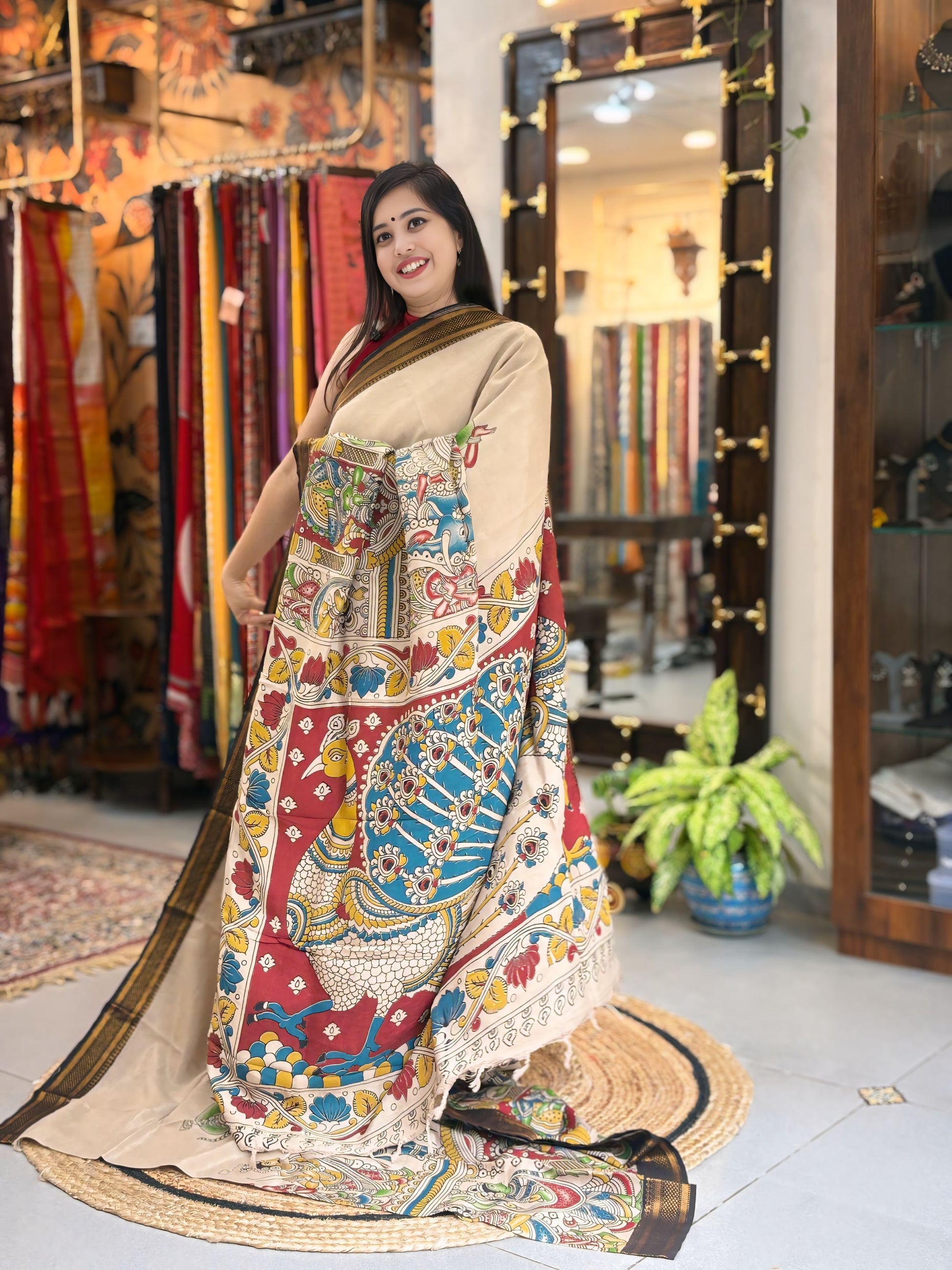 Pavitra - Kalamkari Nizam Border