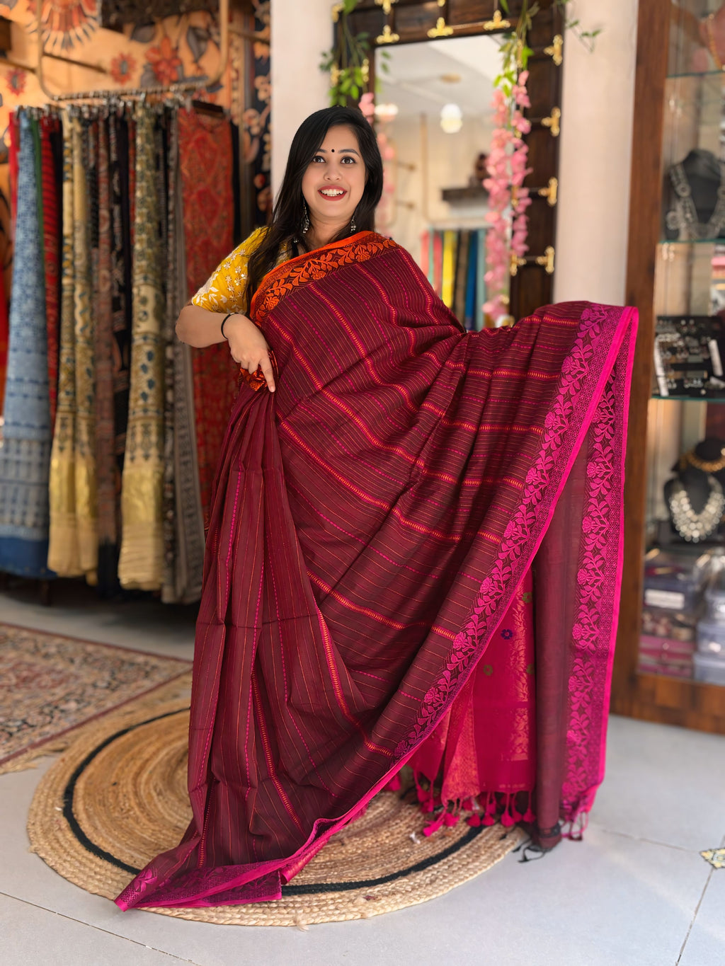 Zariya - Khadi Banarasi Saree
