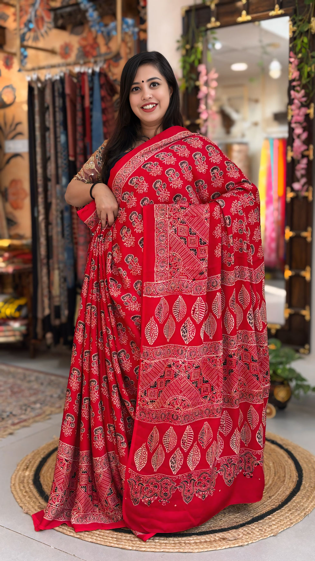 Riwa - Pure Ajrak Modal Silk