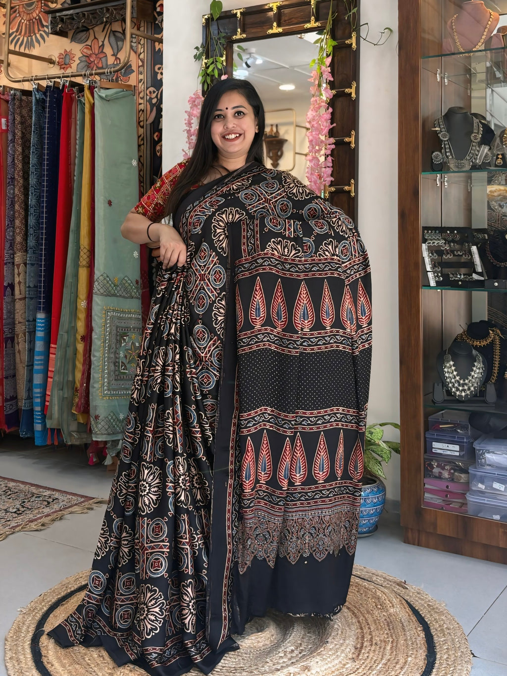 Nakhsh - Pure Ajrak Modal Silk