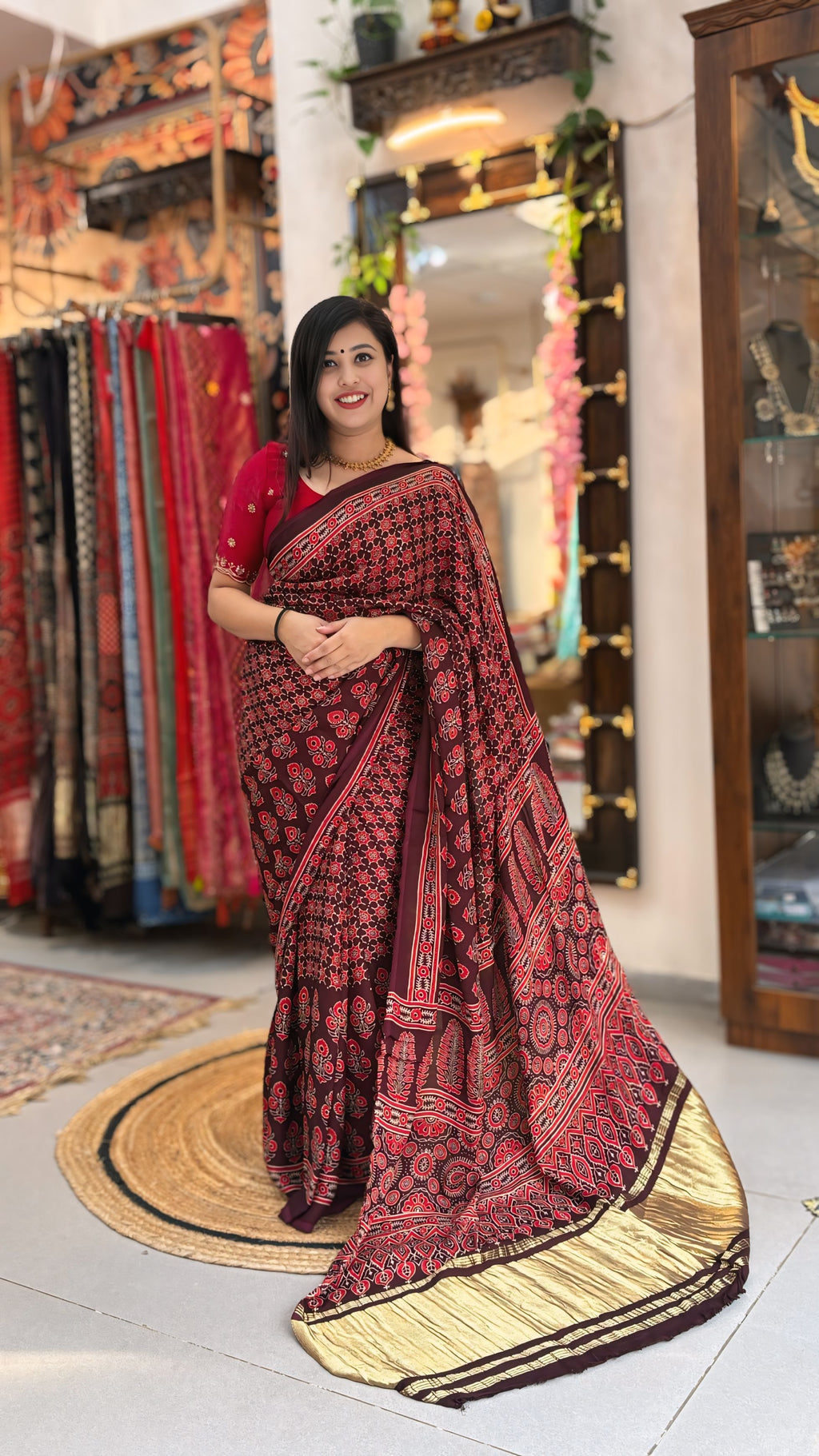 Ridhima
 – Ajrakh Saree
