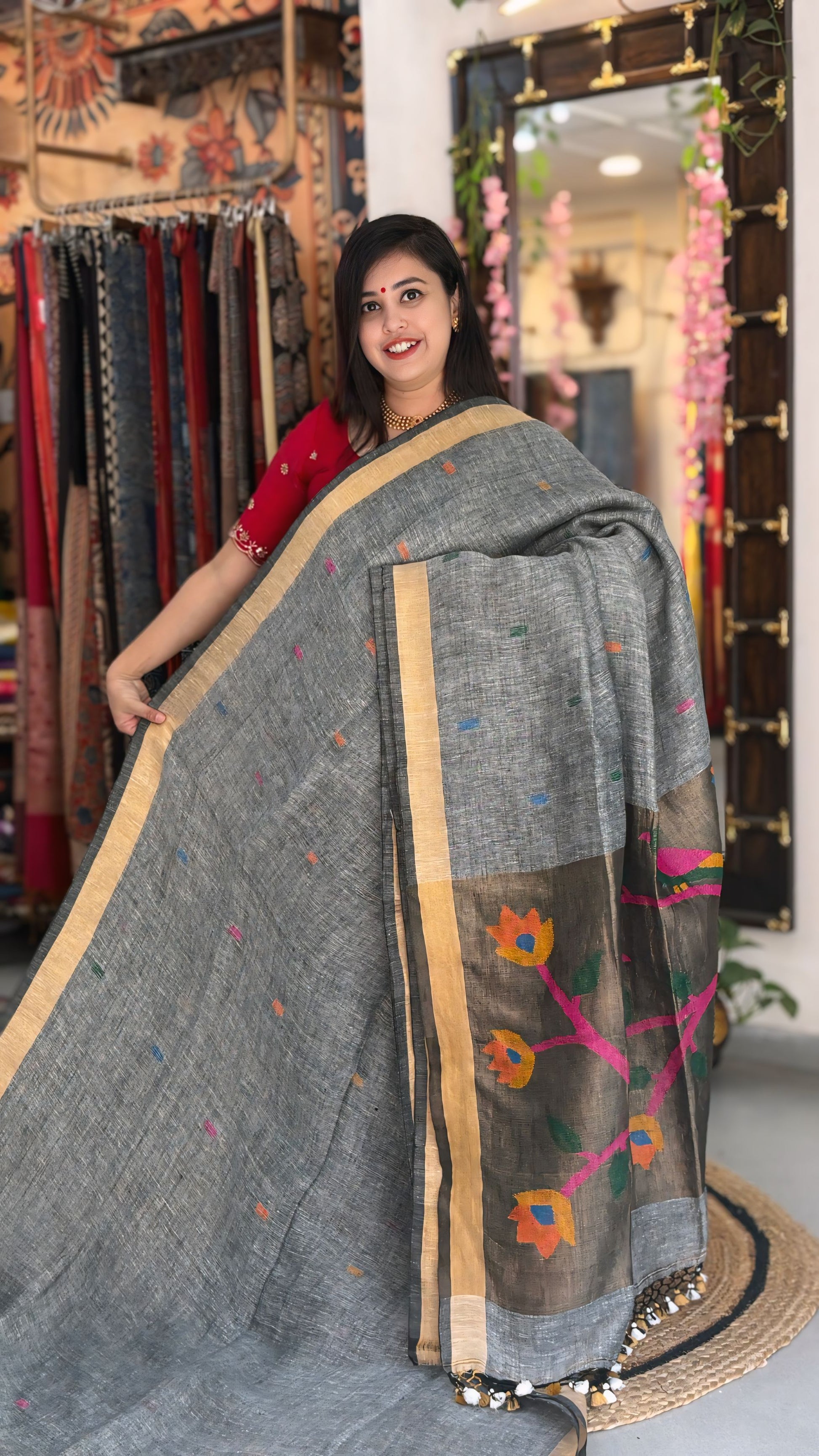 Chandrika - Paithani Linen