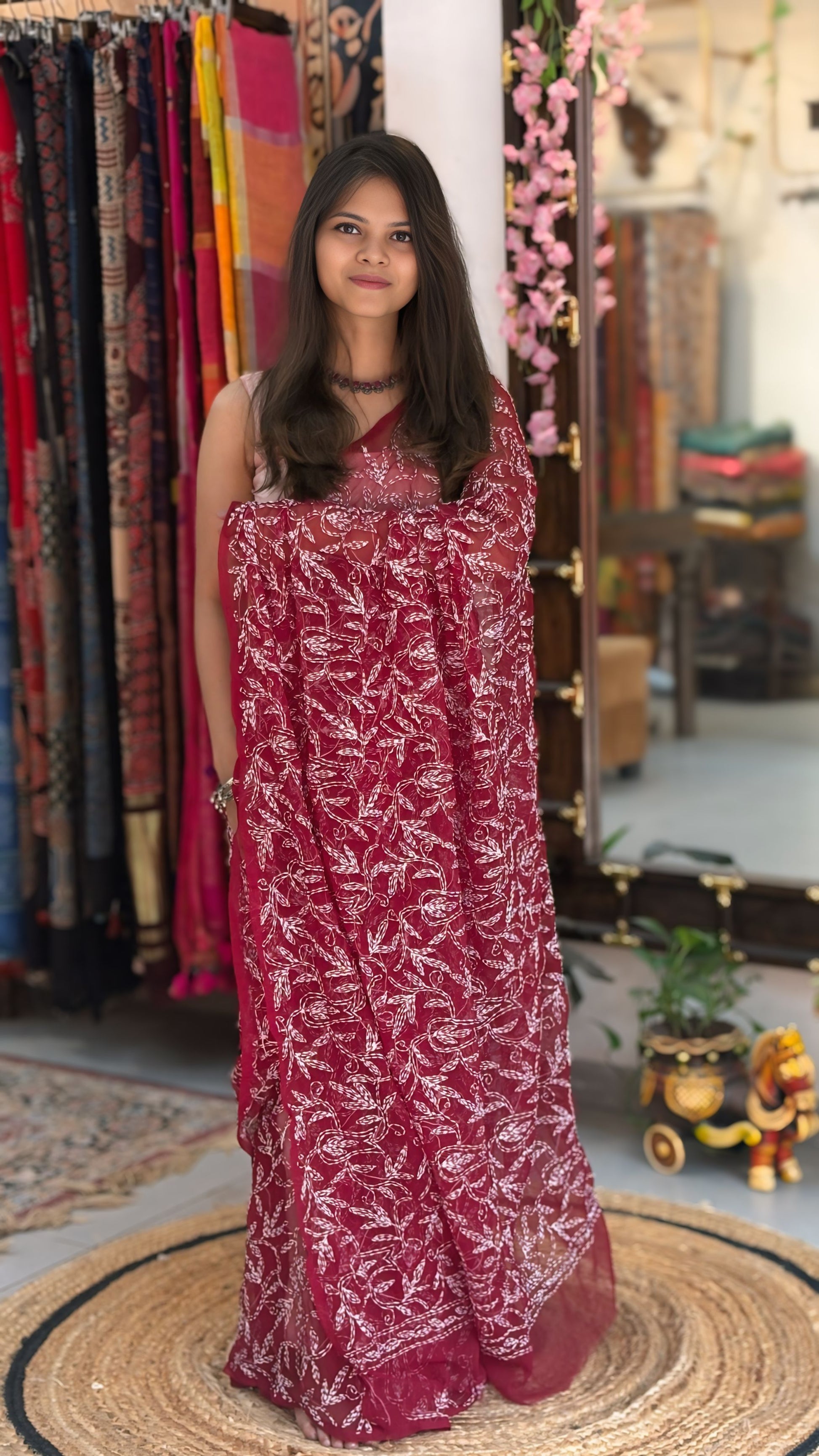 Sitara - Chikankari Saree