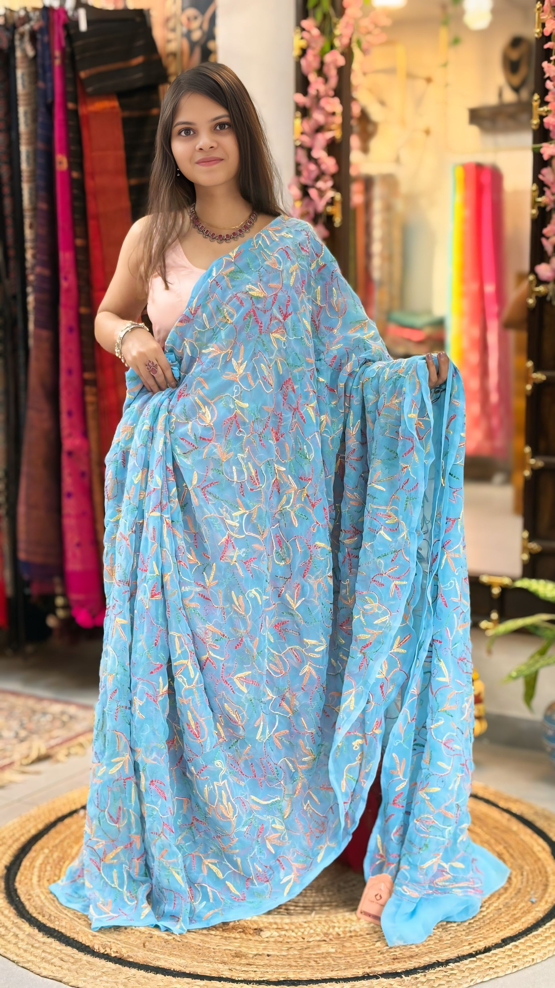 Afsaana - Chikankari Saree