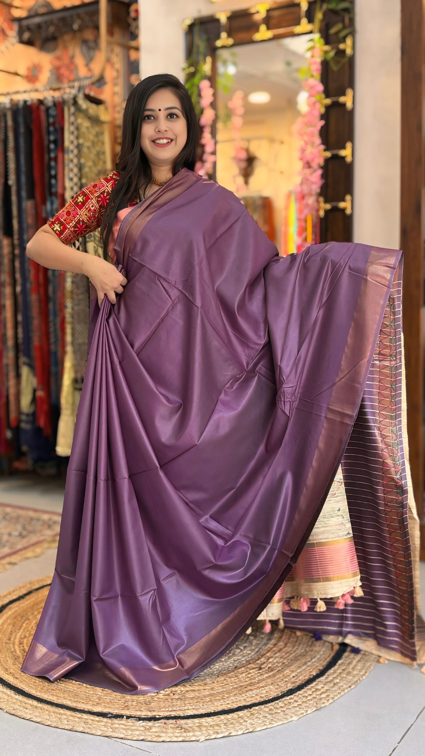 Kamala - Madhubani Silk Saree