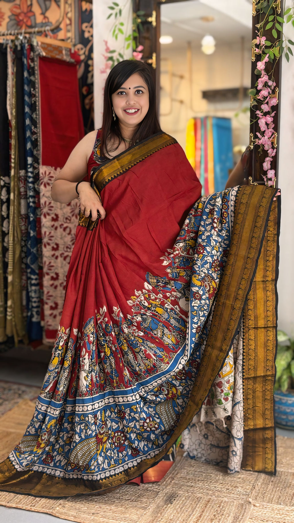 Kavya
 - Kalamkari Nizam Heavy Border