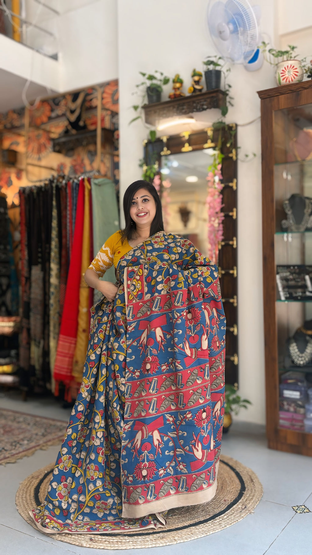 Gopika - Cotton Kalamkari