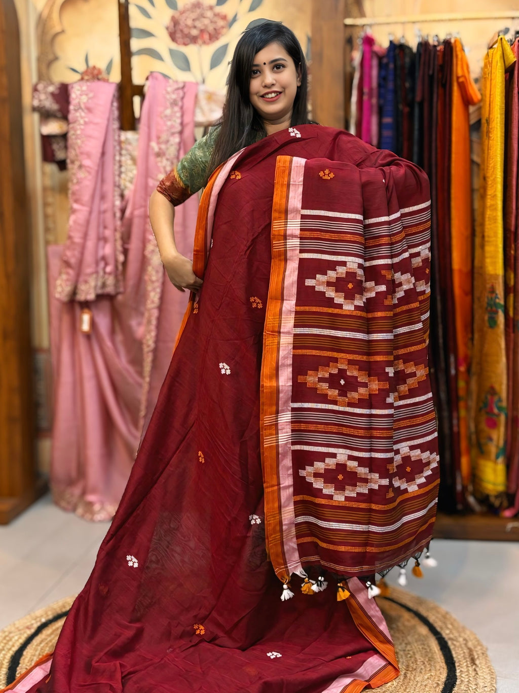Vedika
- Bhujori Khadi Cotton Saree