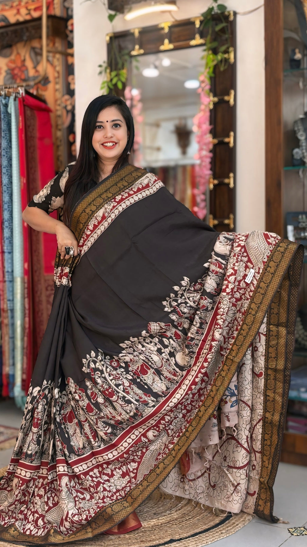 Hamsika
- Kalamkari Nizam Border