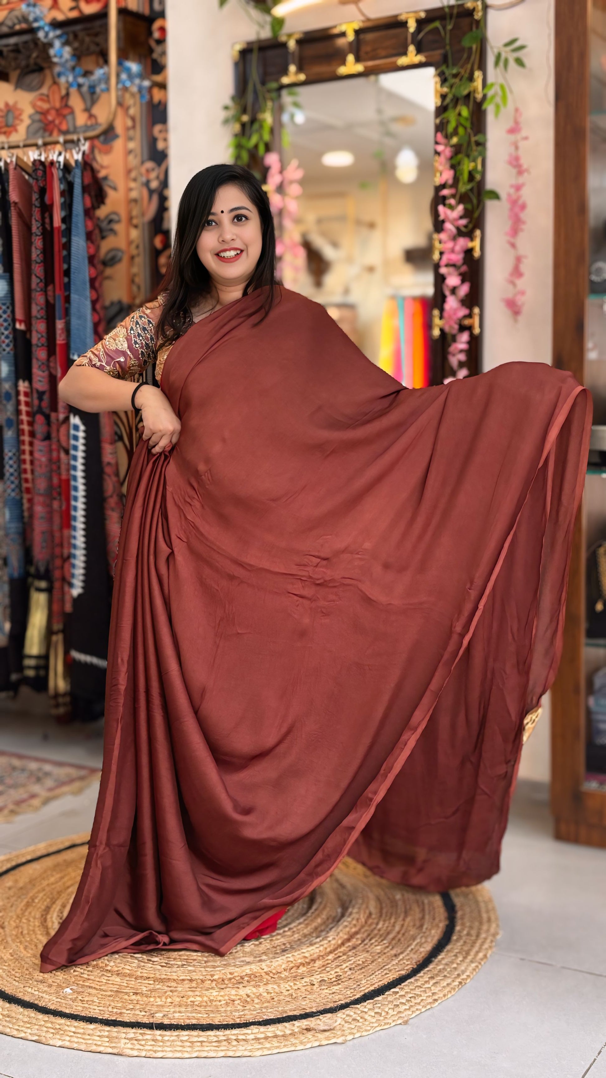 Dhara - Pure Ajrak Modal Silk