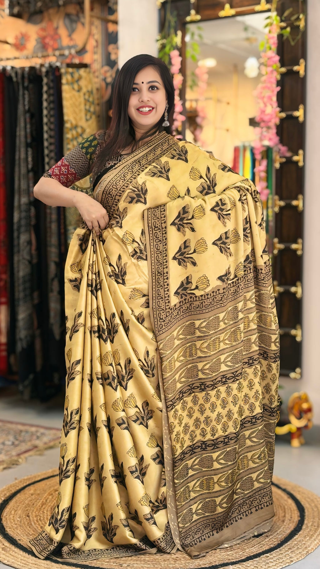 Anvitha - Pure Ajrak Modal Silk