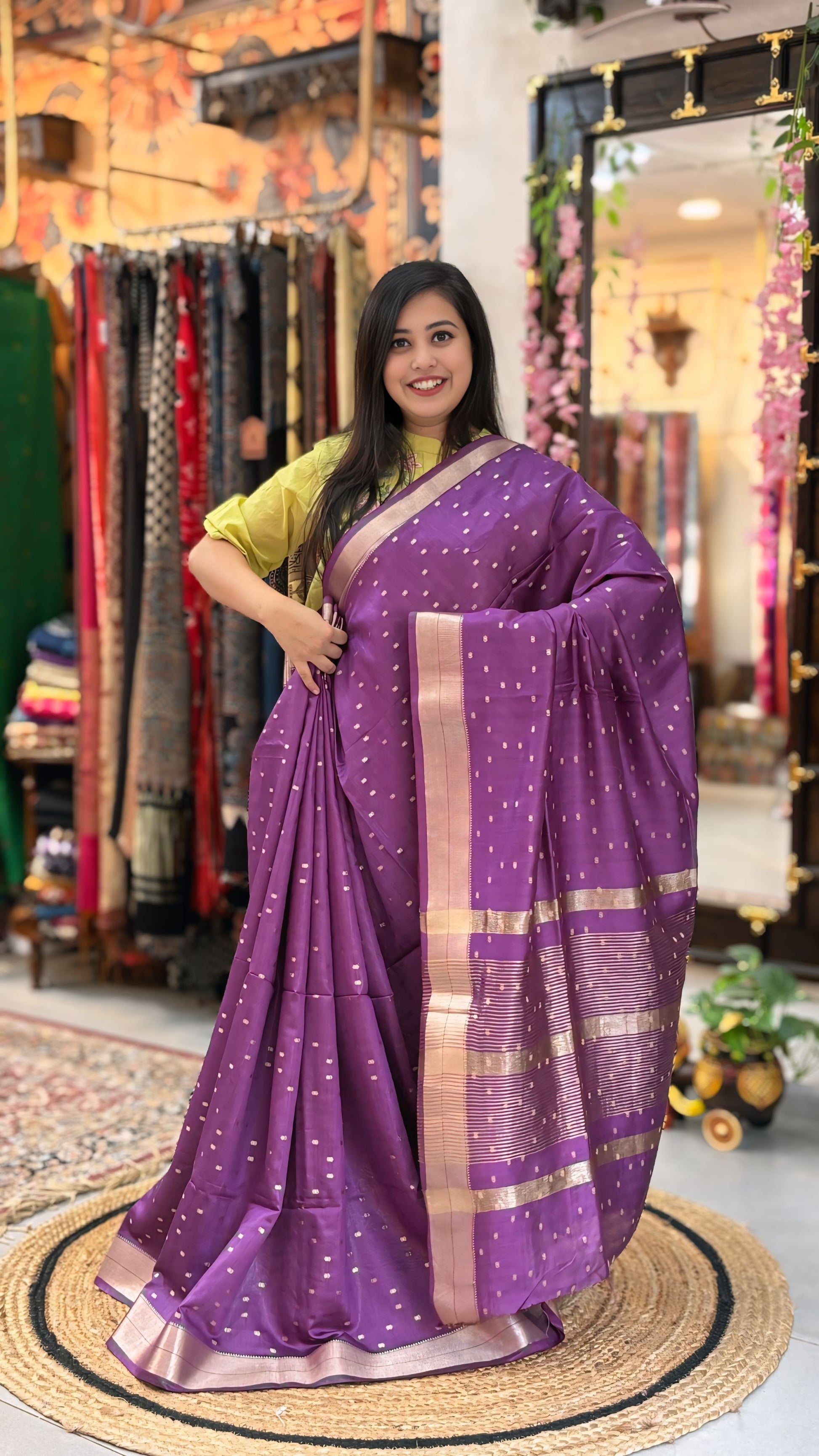 Vaidehi - Maheshwari Banarasi Saree