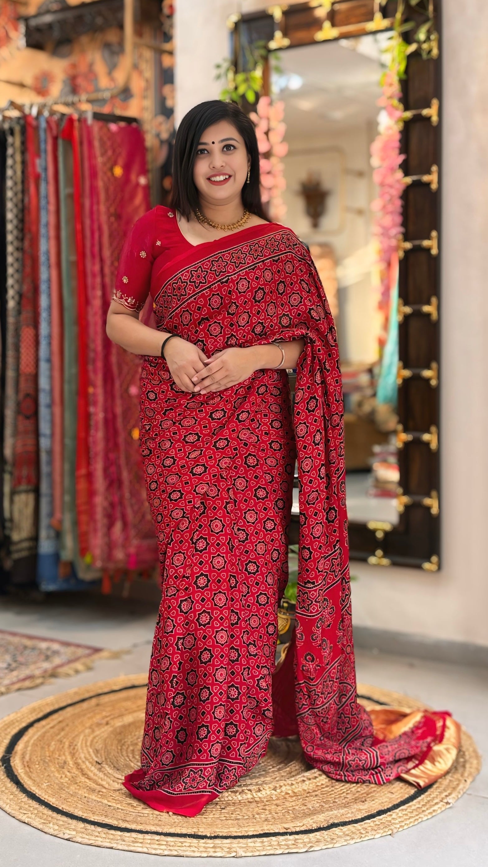 Devangi
 – Ajrakh Saree