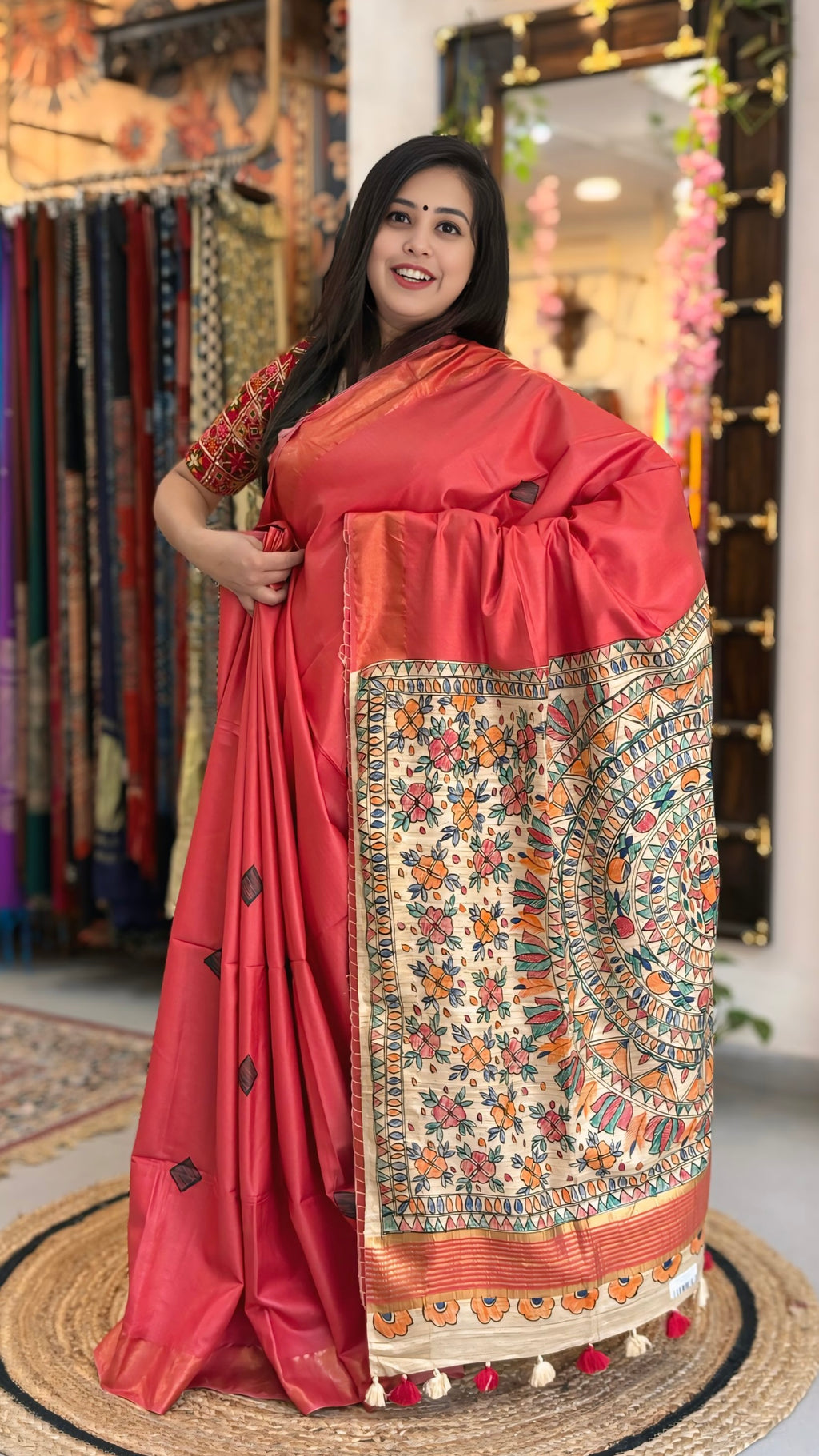 Arya - Madhubani Silk Saree