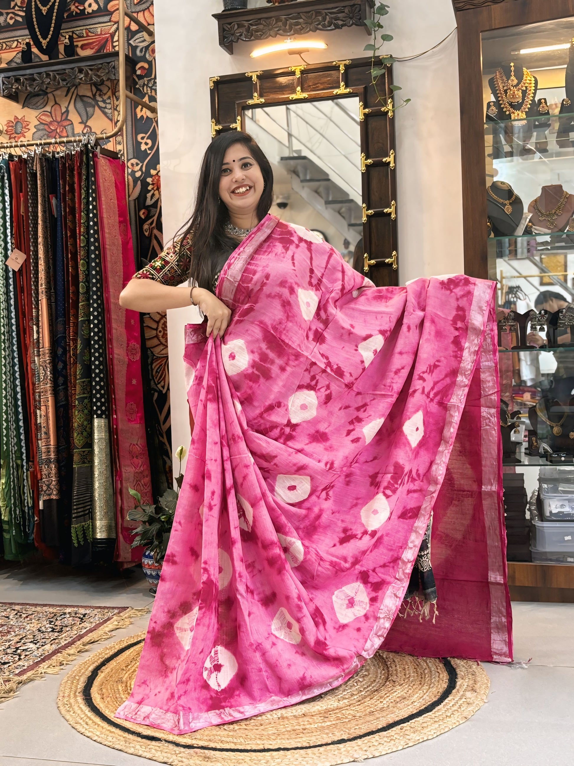 Pink Serenity - Cotton Linen