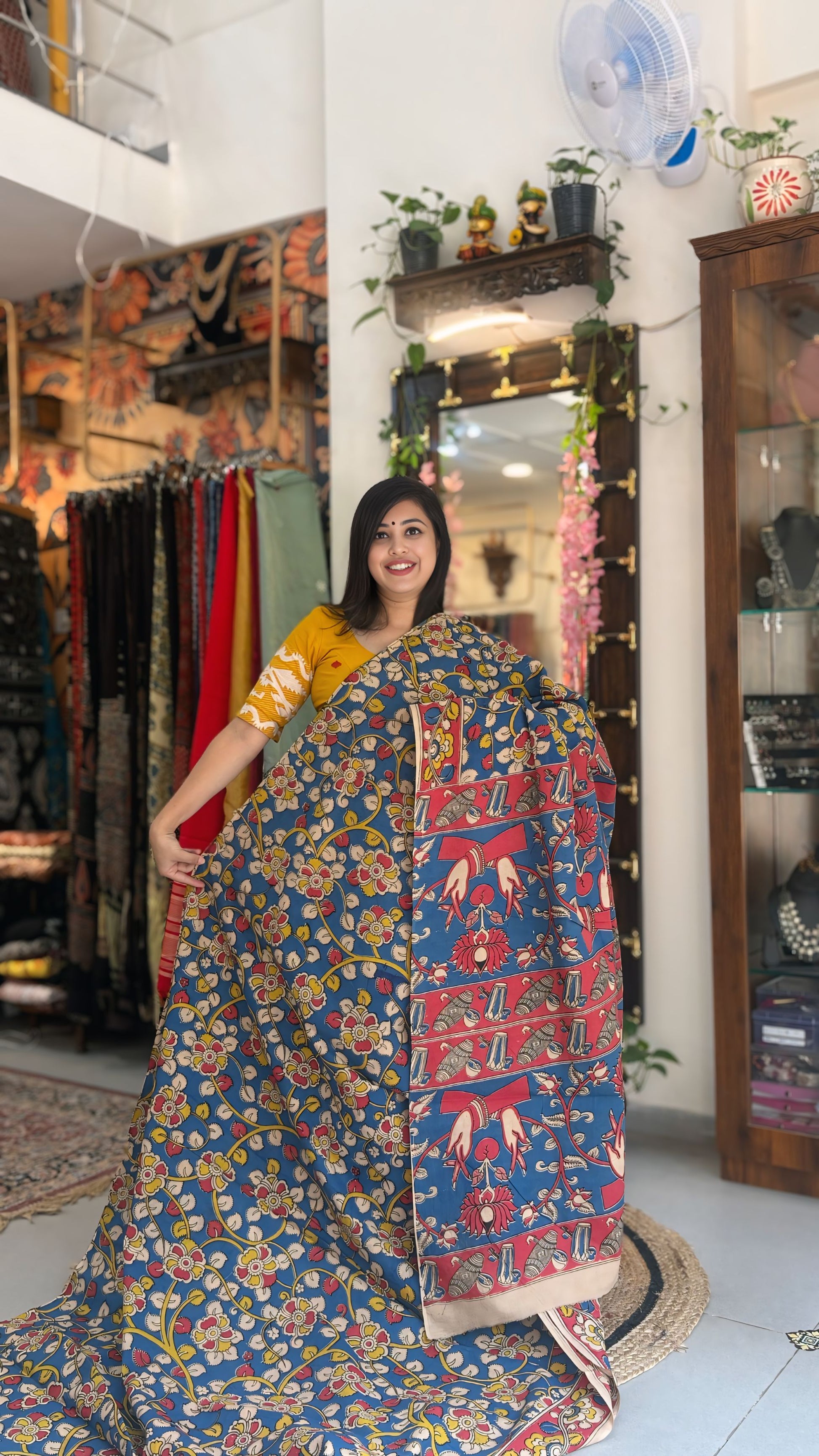 Gopika - Cotton Kalamkari