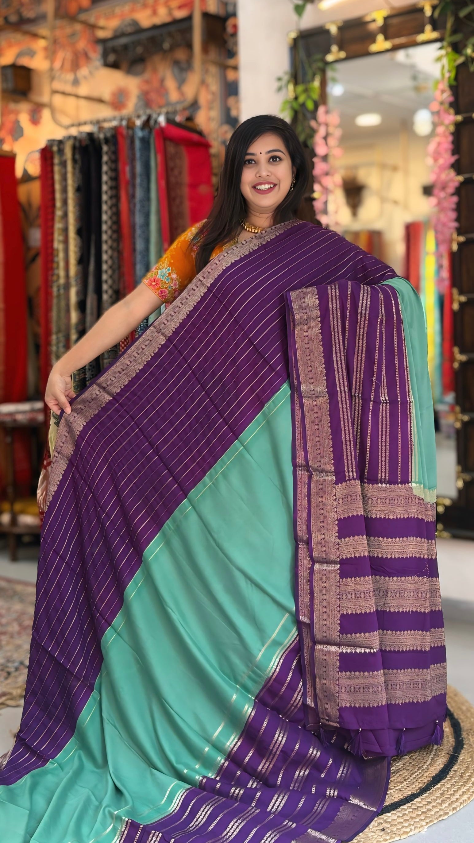 Kesha
 – Crepe Silk Saree