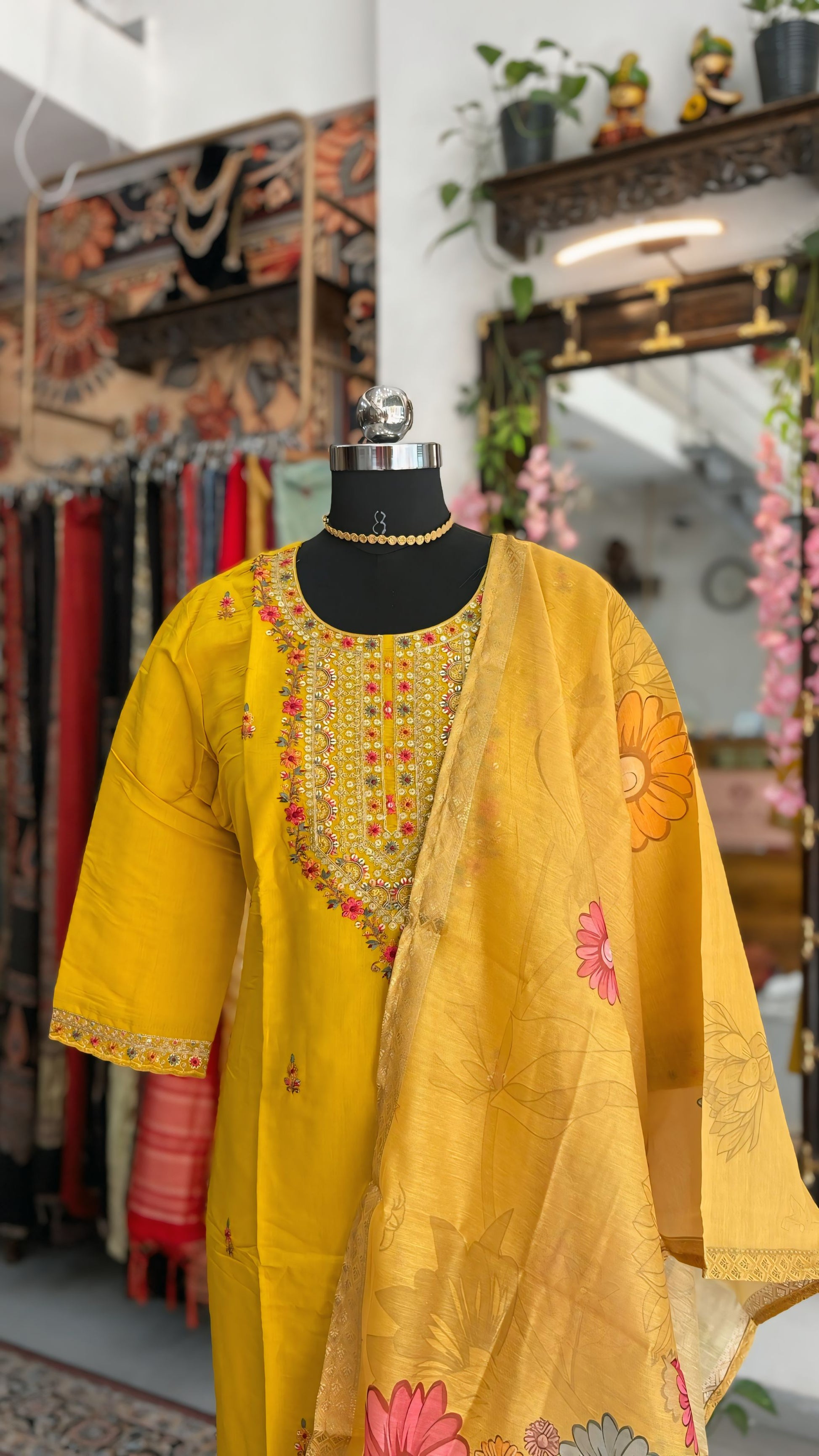 Mustard Meadow Kurti