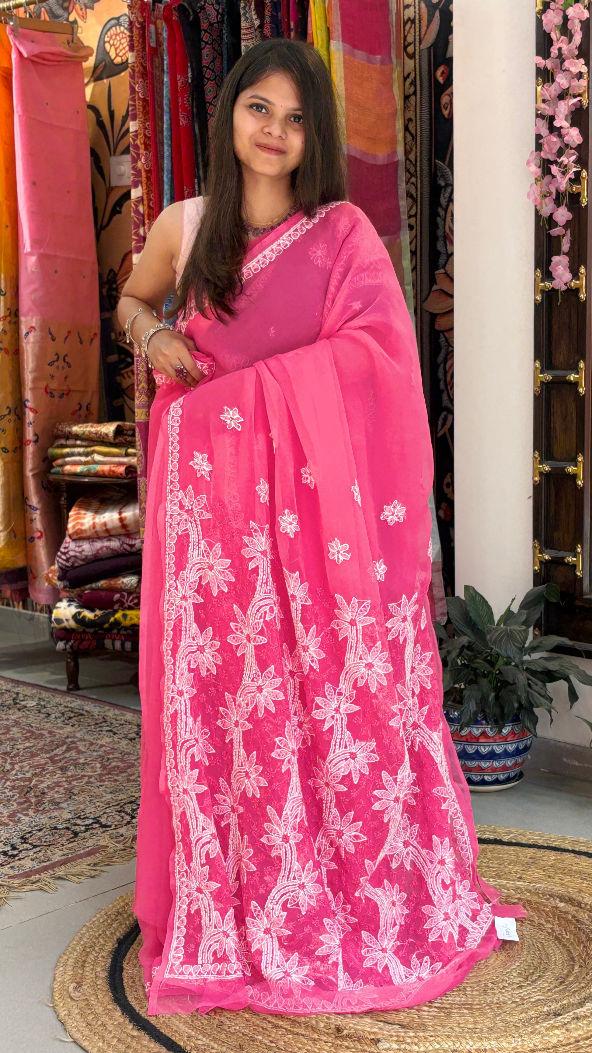 Ishika - Chikankari Saree