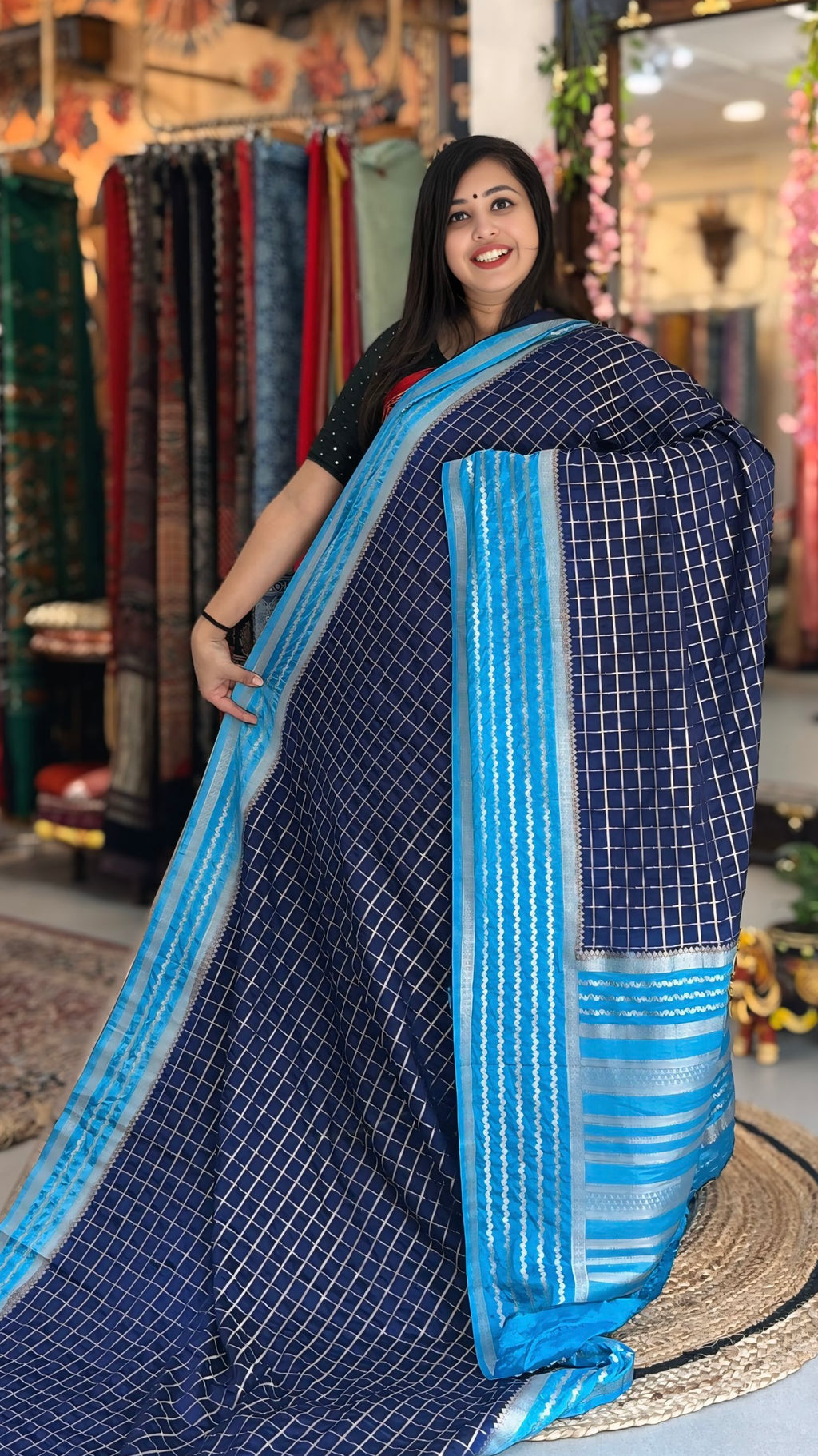 Neel Kamal - Georgette Banarasi