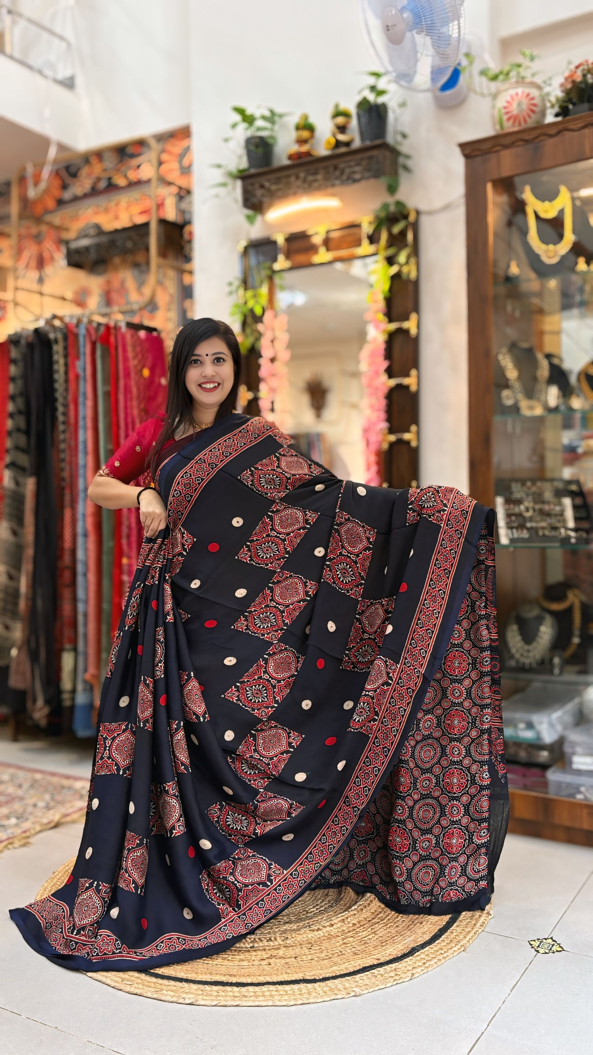 Kavya
 – Ajrakh Saree