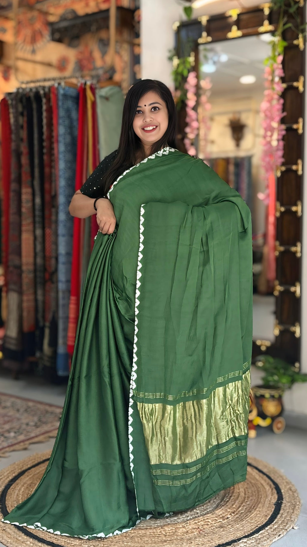 Green Aura Drape