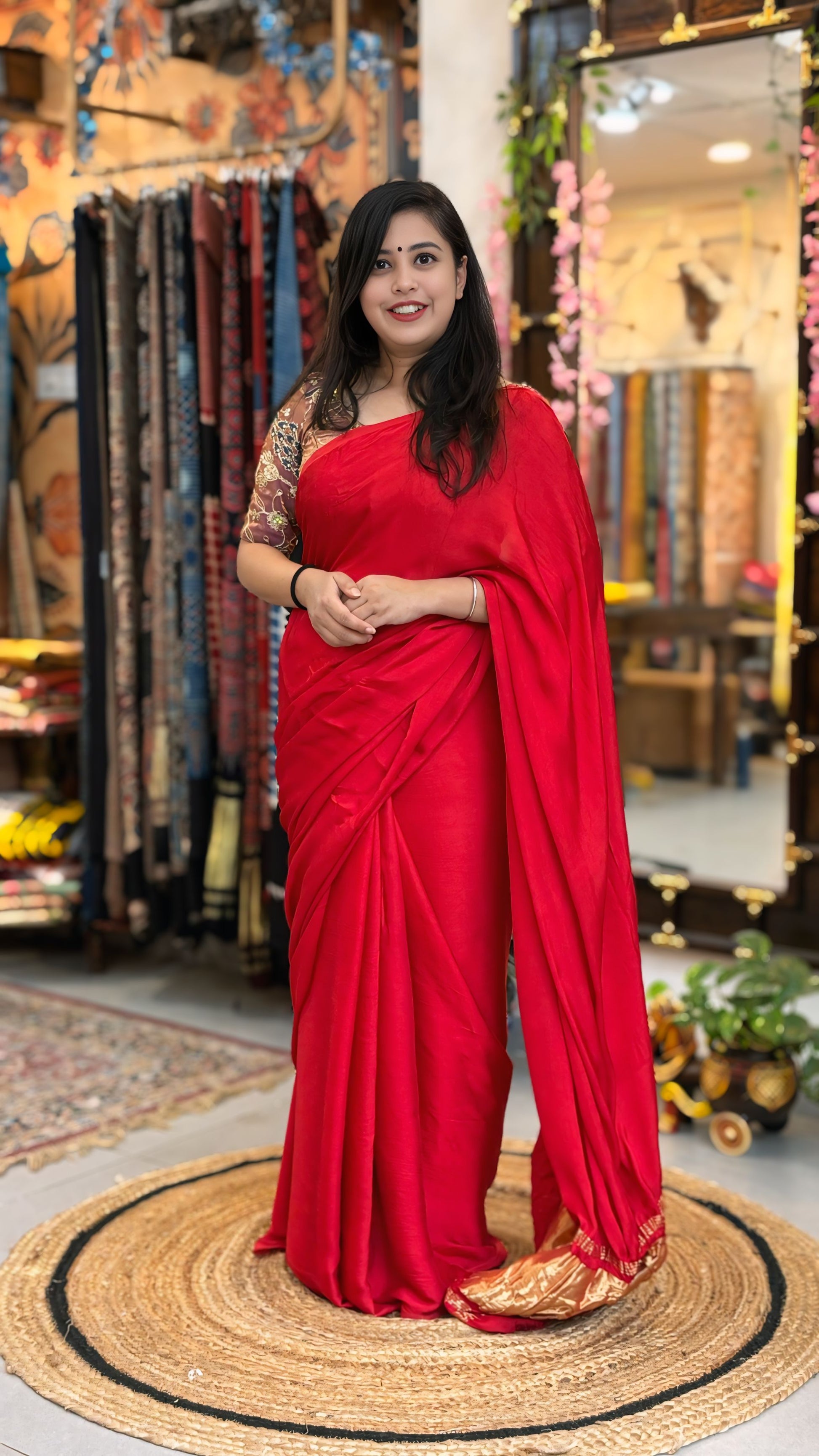 Ziya - Pure Ajrak Modal Silk